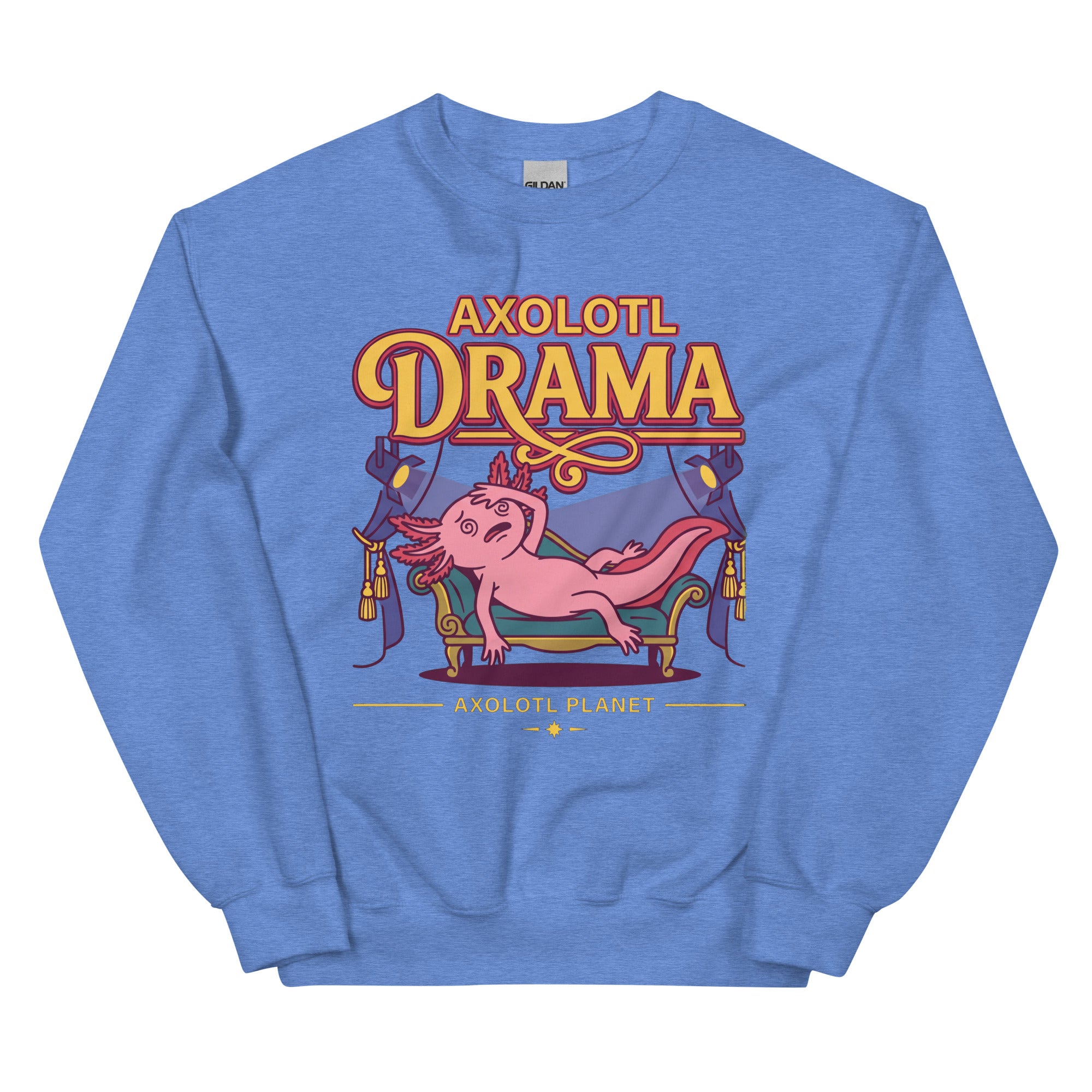 Axolotl Drama axolotl Sweatshirt mockup