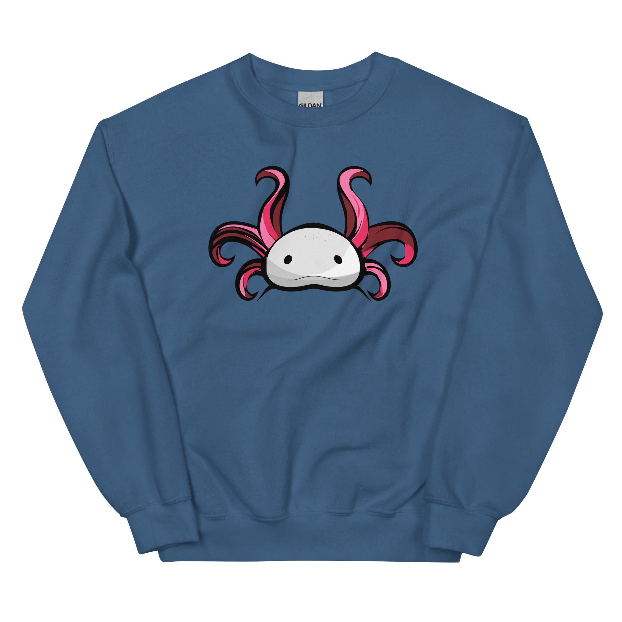 Axolotl Planet Logo Mark axolotl Sweatshirt mockup