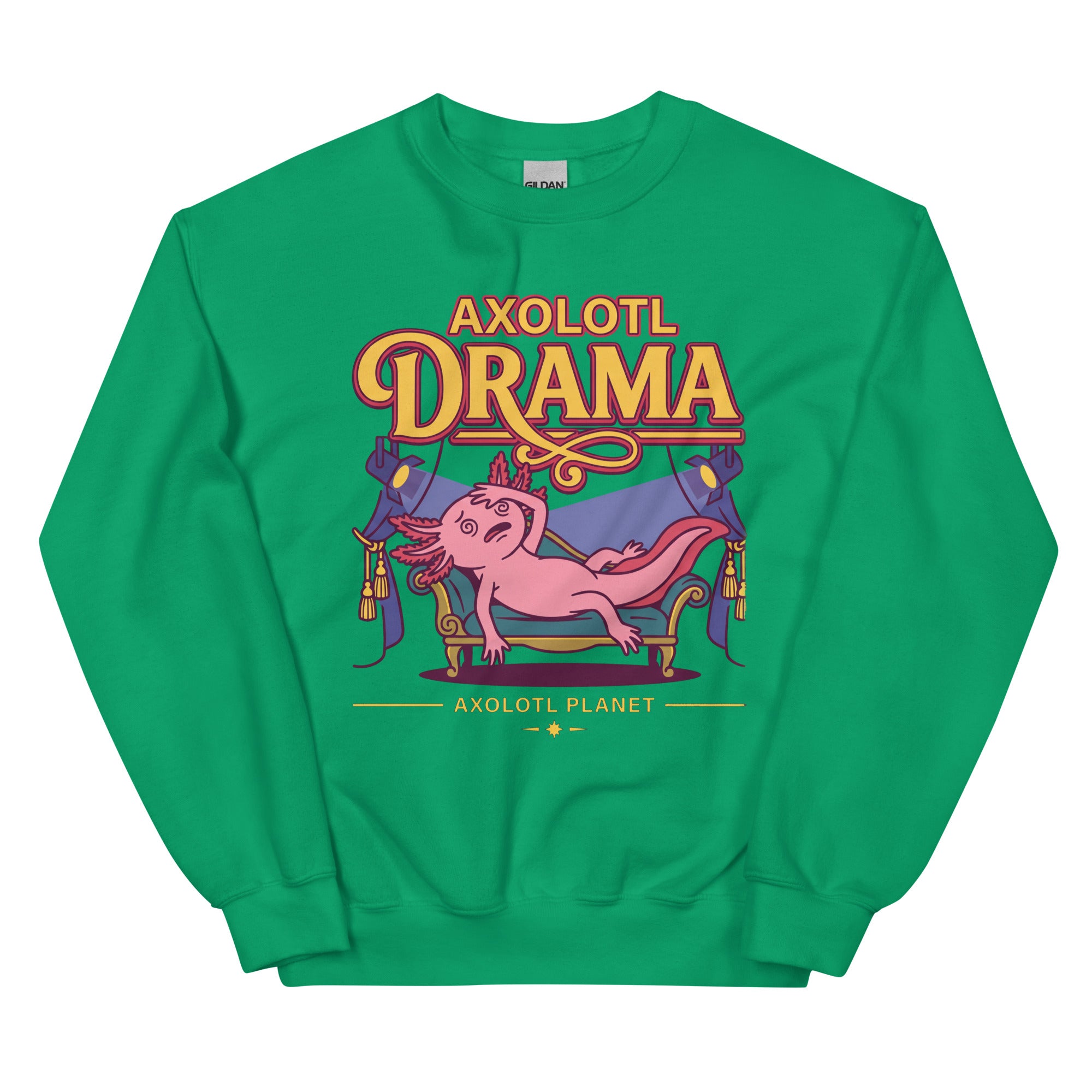 Axolotl Drama axolotl Sweatshirt mockup