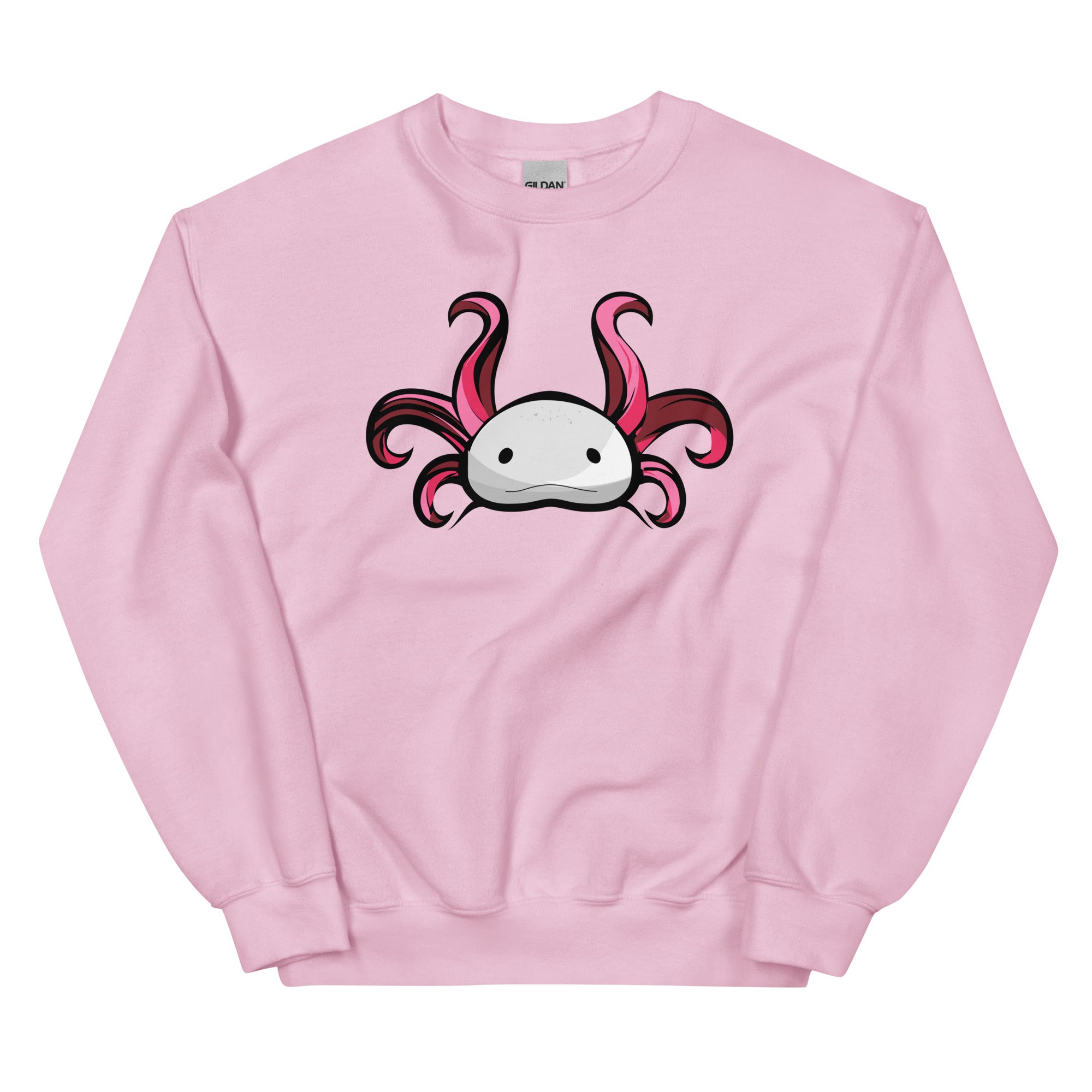 Axolotl Planet Logo Mark axolotl Sweatshirt mockup