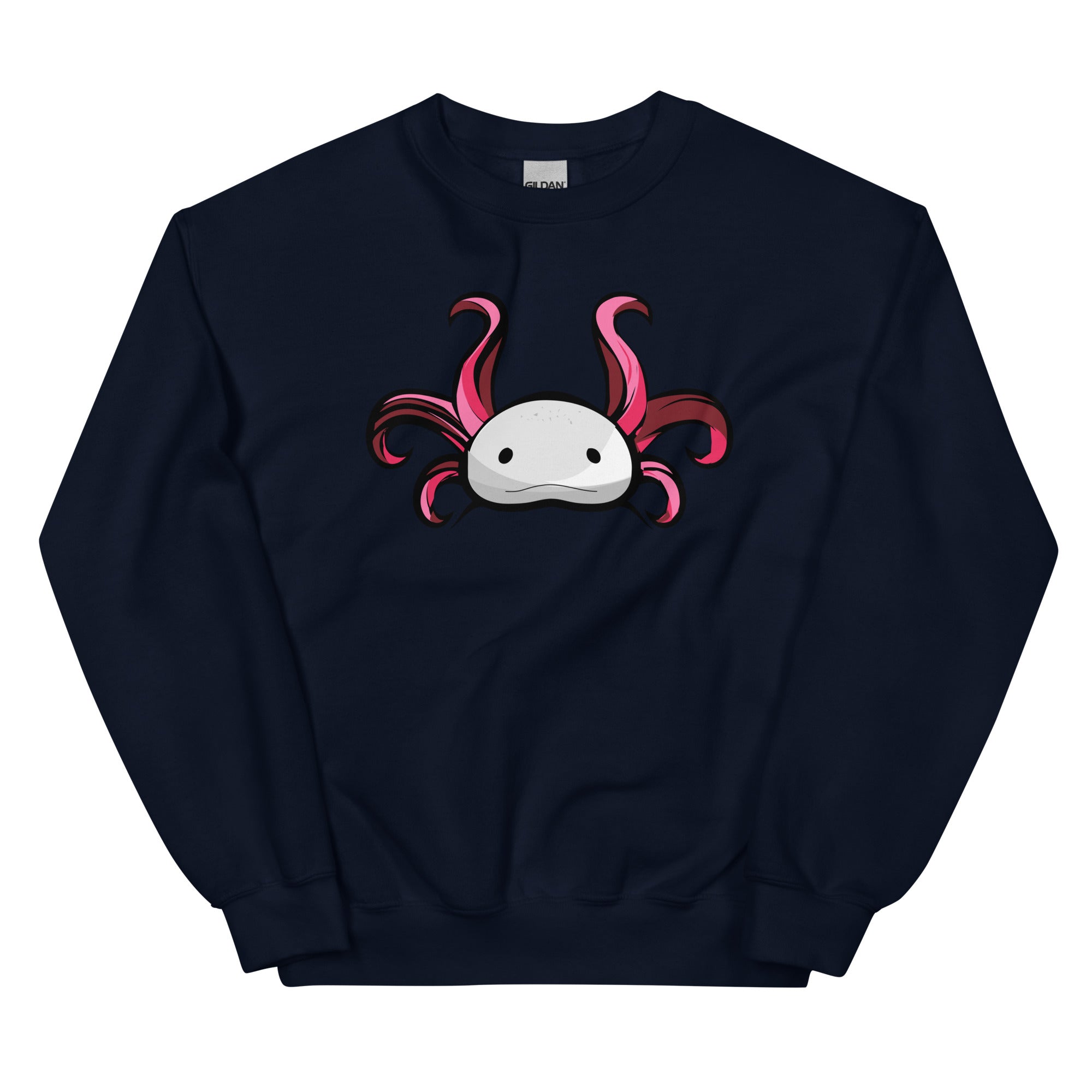 Axolotl Planet Logo Mark axolotl Sweatshirt mockup
