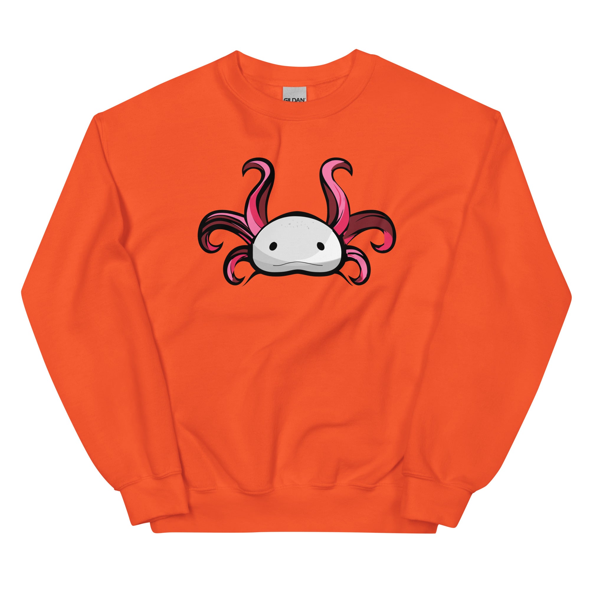 Axolotl Planet Logo Mark axolotl Sweatshirt mockup