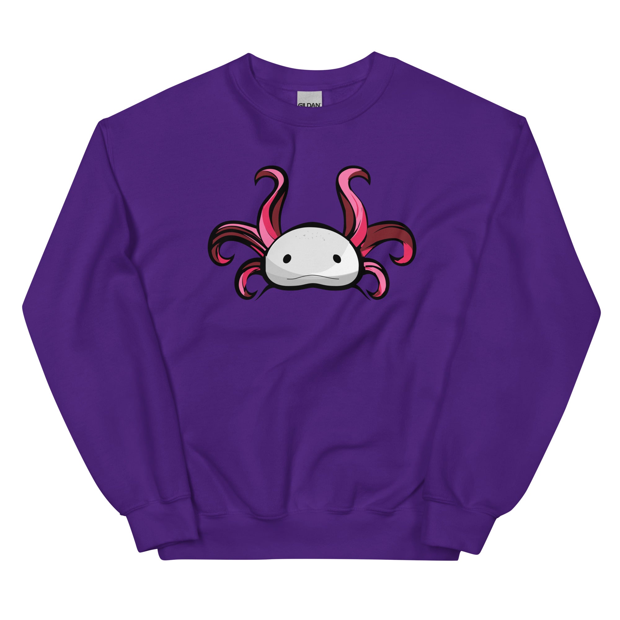 Axolotl Planet Logo Mark axolotl Sweatshirt mockup