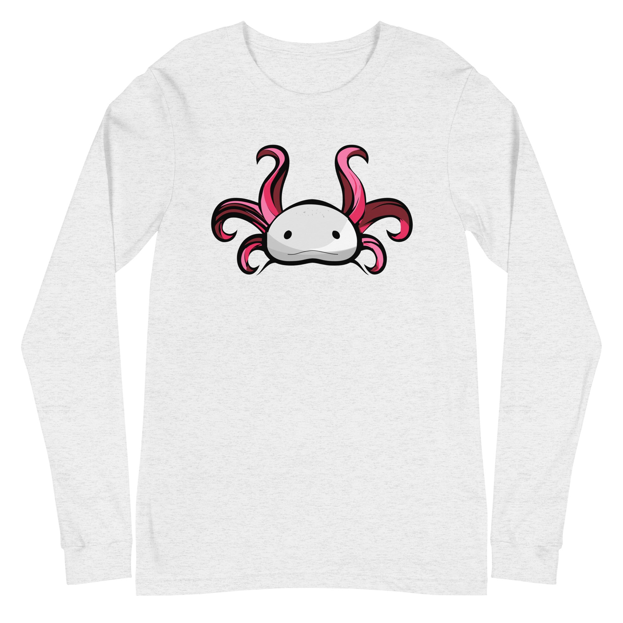 Axolotl Planet Logo Mark axolotl Long Sleeve Tee mockup