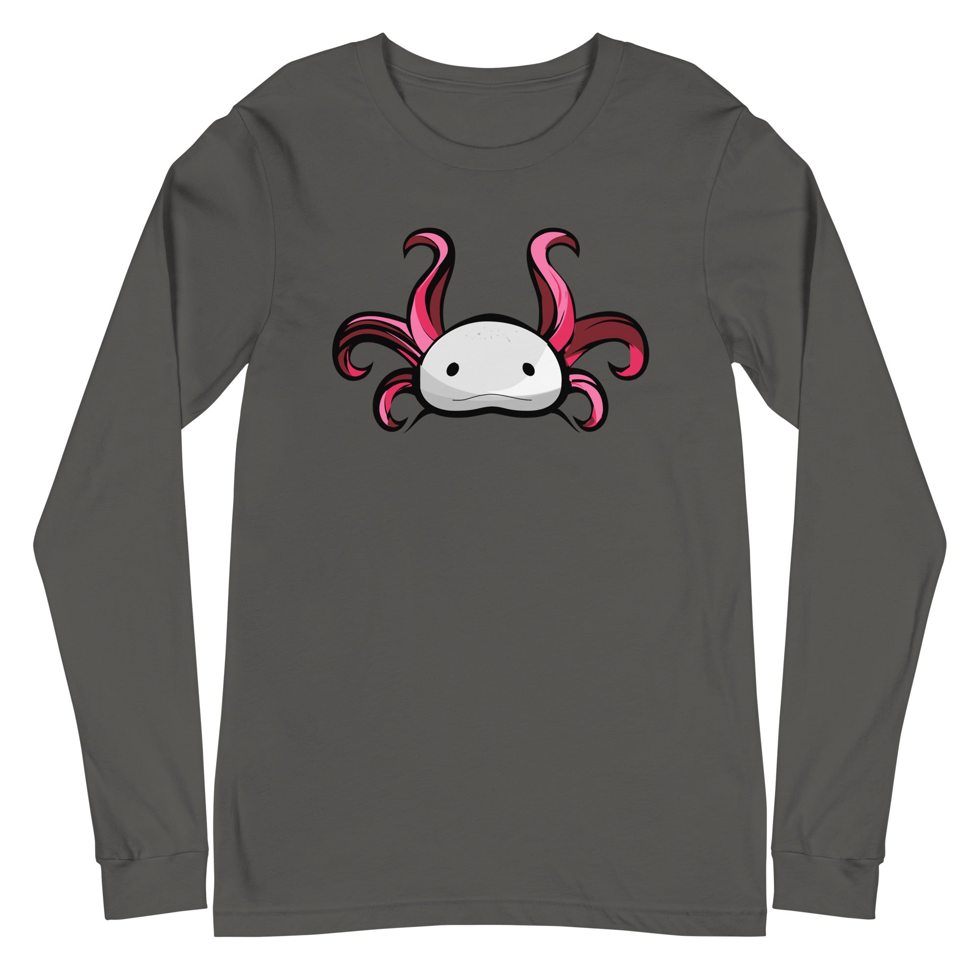 Axolotl Planet Logo Mark axolotl Long Sleeve Tee mockup