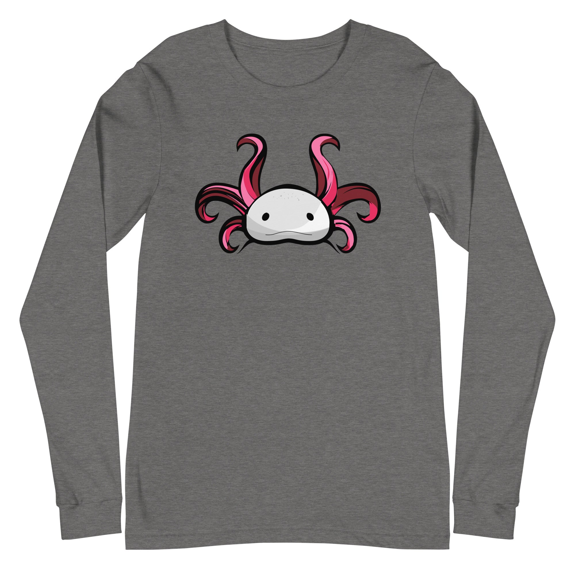 Axolotl Planet Logo Mark axolotl Long Sleeve Tee mockup