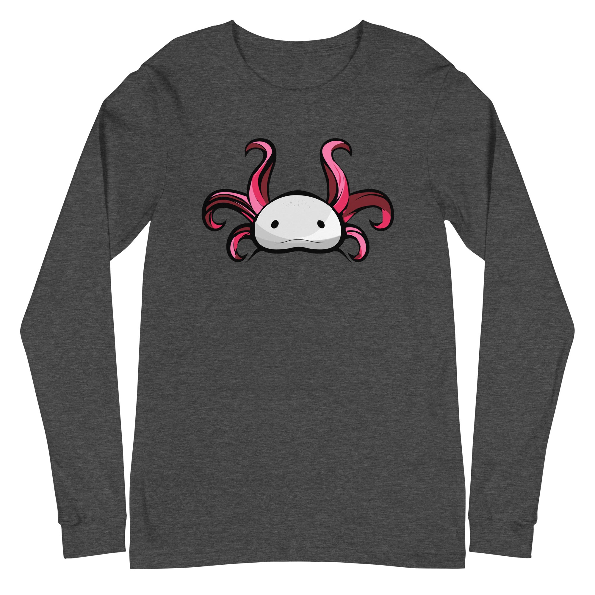Axolotl Planet Logo Mark axolotl Long Sleeve Tee mockup