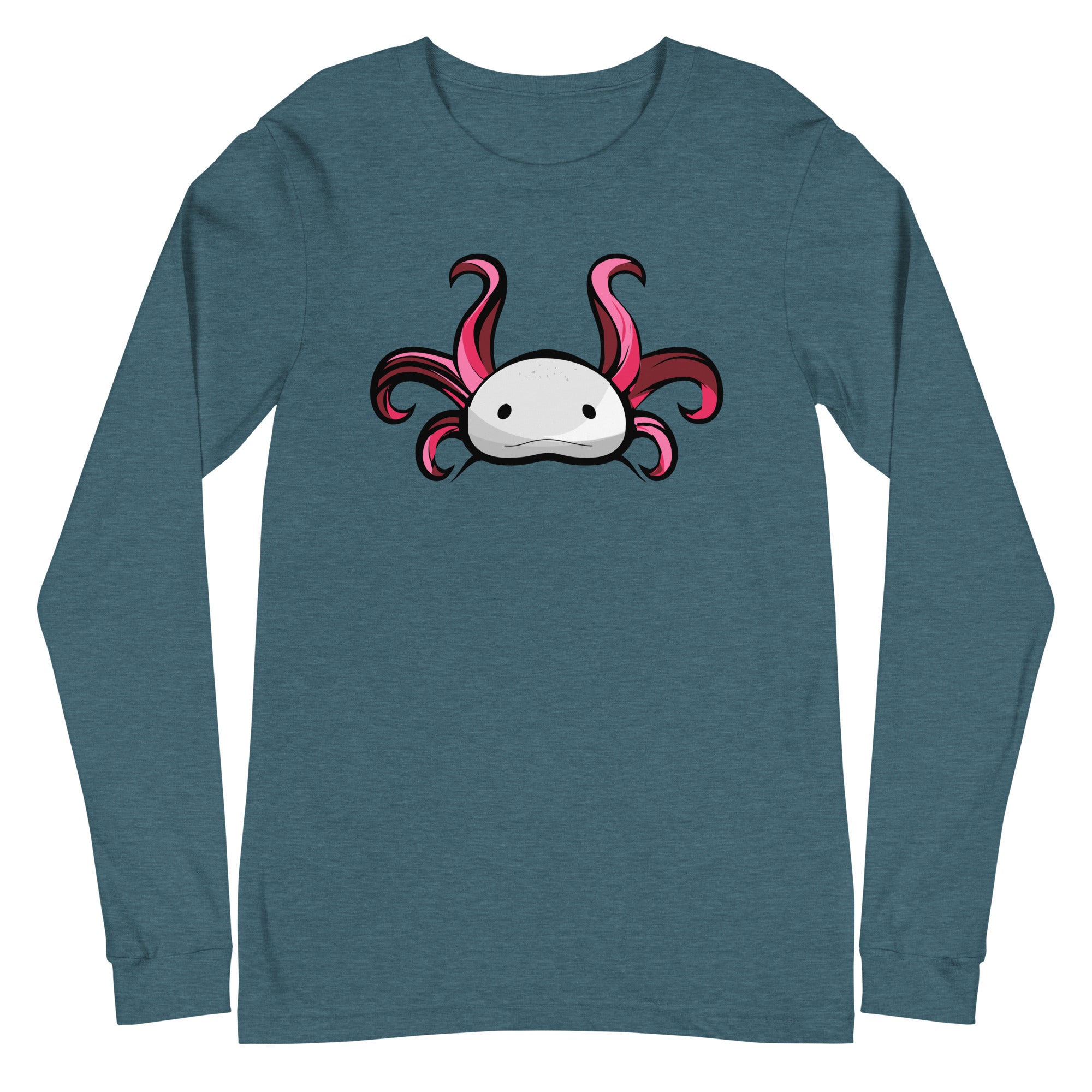 Axolotl Planet Logo Mark axolotl Long Sleeve Tee mockup