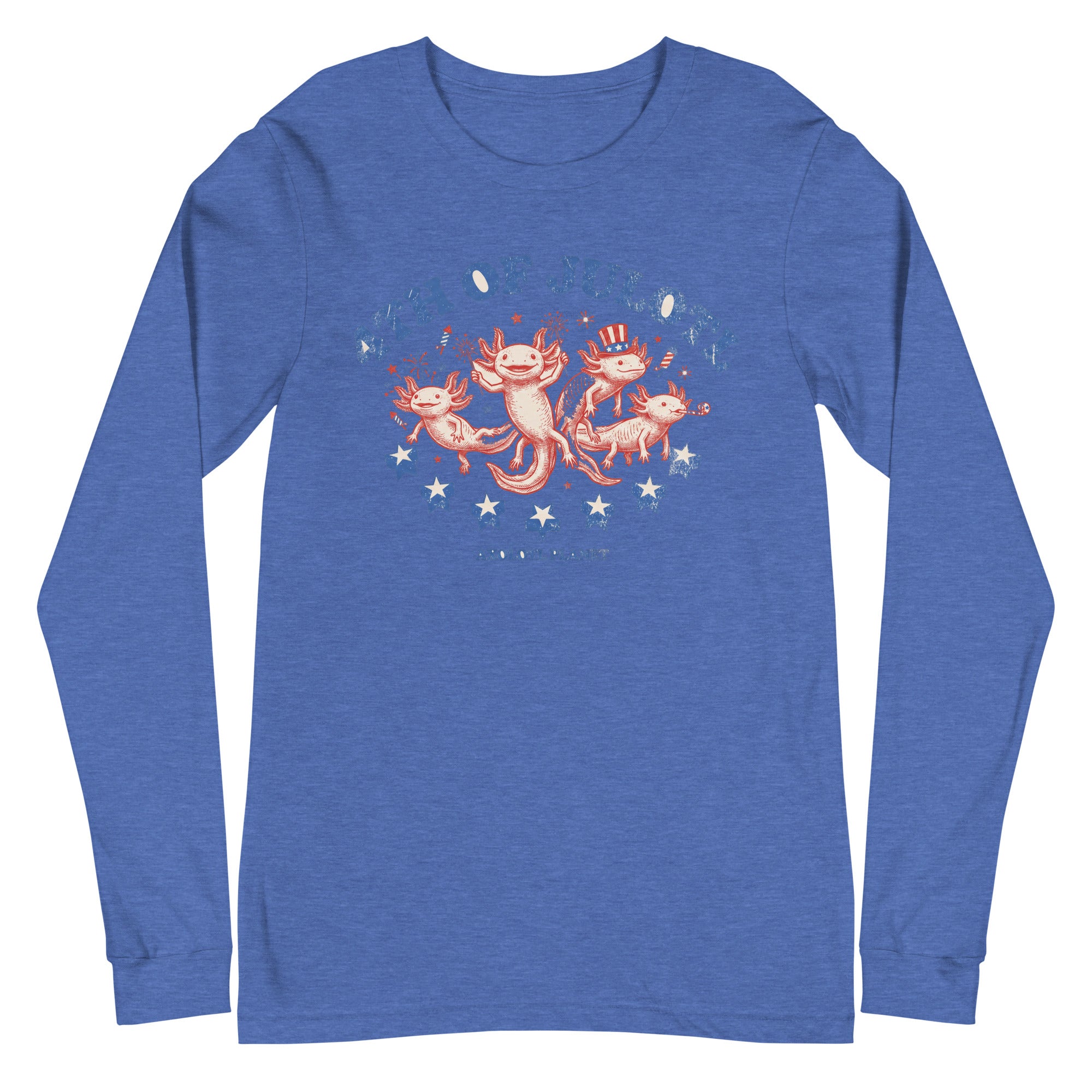 4th of Julotl Parade axolotl Long Sleeve Tee mockup