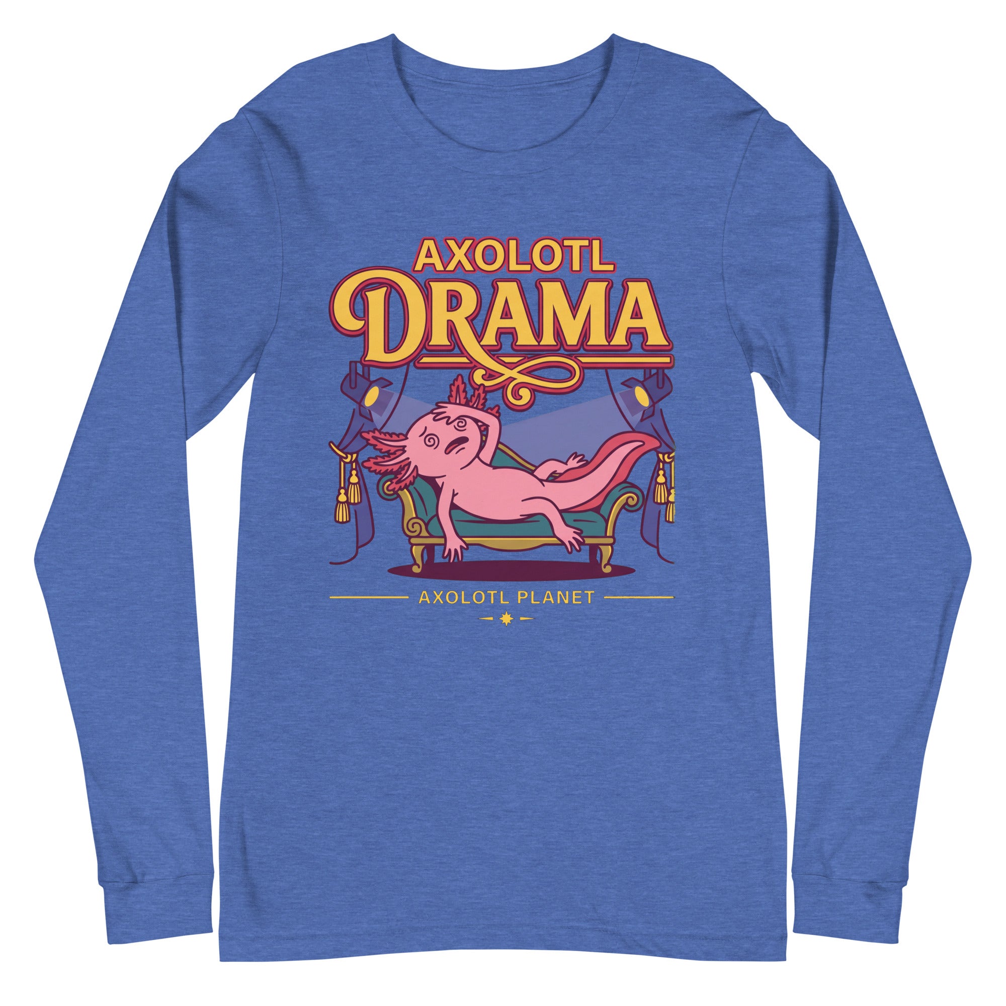 Axolotl Drama axolotl Long Sleeve Tee mockup