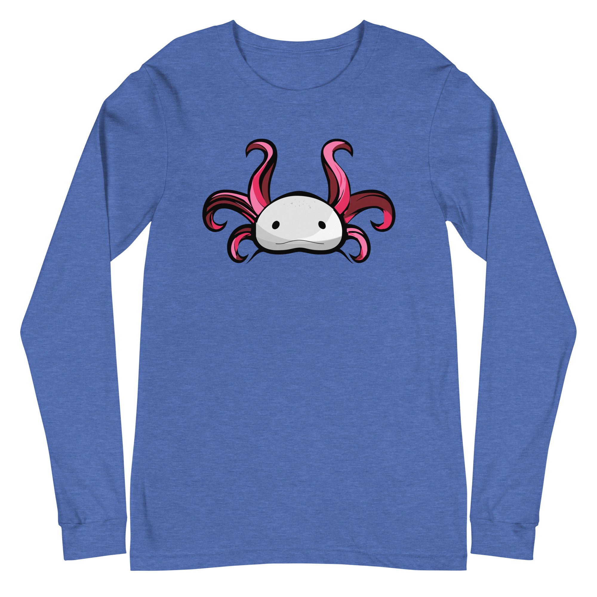 Axolotl Planet Logo Mark axolotl Long Sleeve Tee mockup