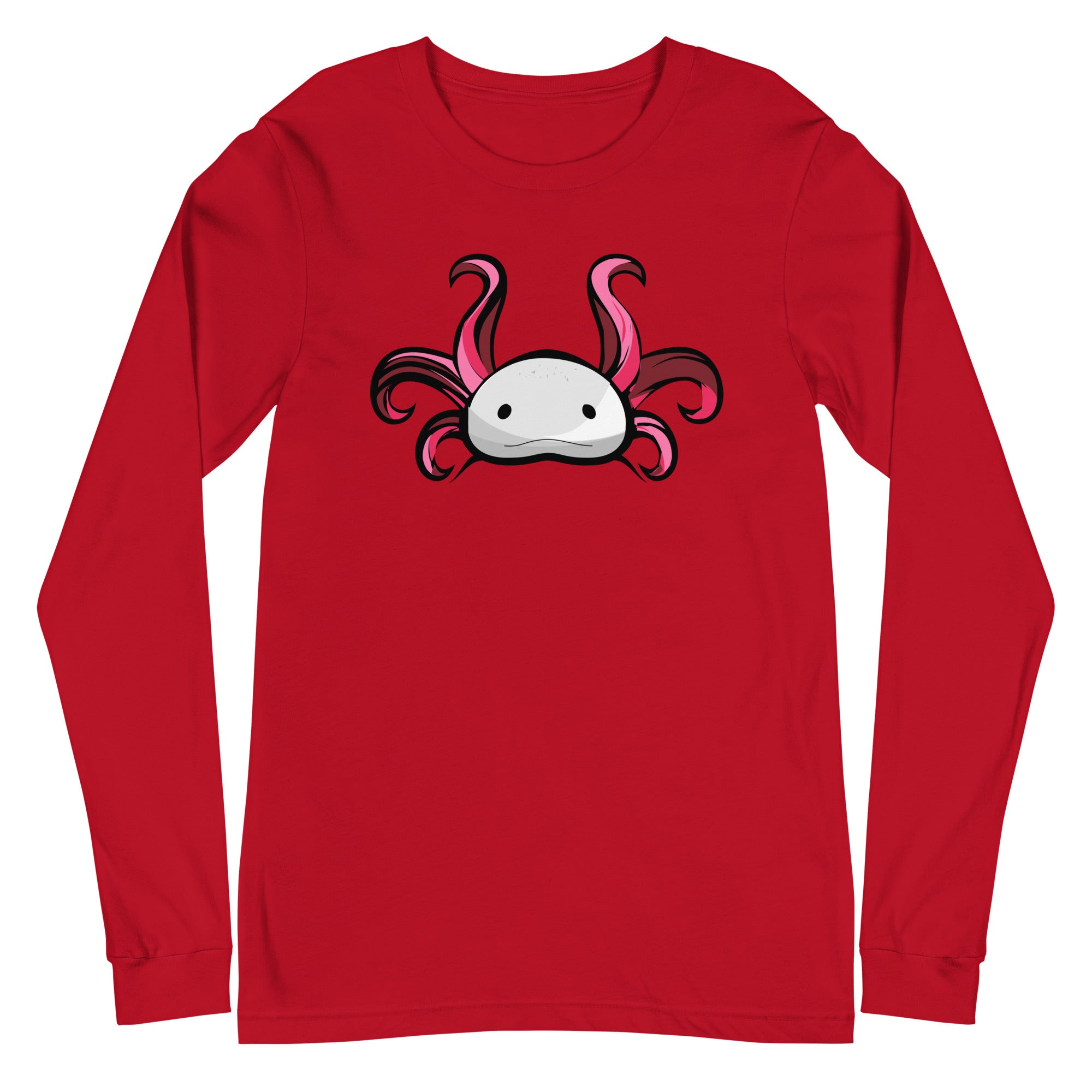 Axolotl Planet Logo Mark axolotl Long Sleeve Tee mockup
