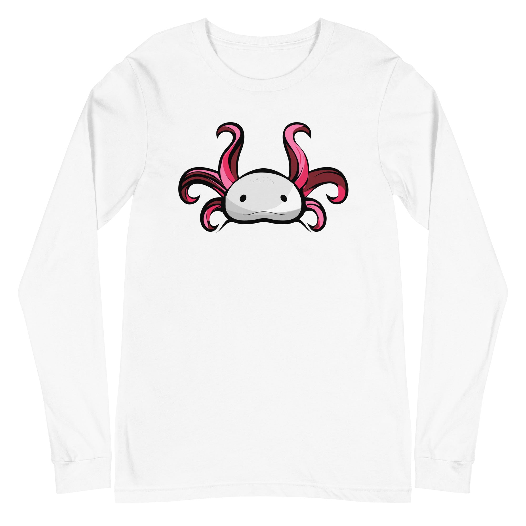 Axolotl Planet Logo Mark axolotl Long Sleeve Tee mockup