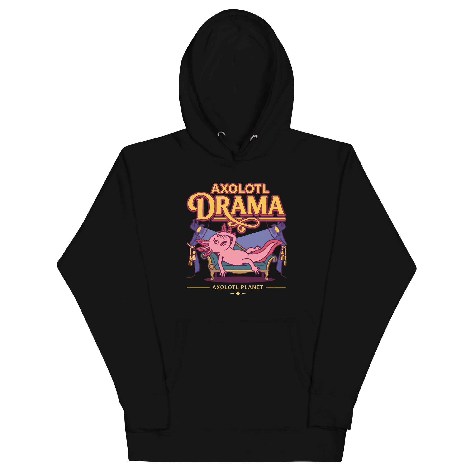 Axolotl Drama axolotl Premium Hoodie mockup