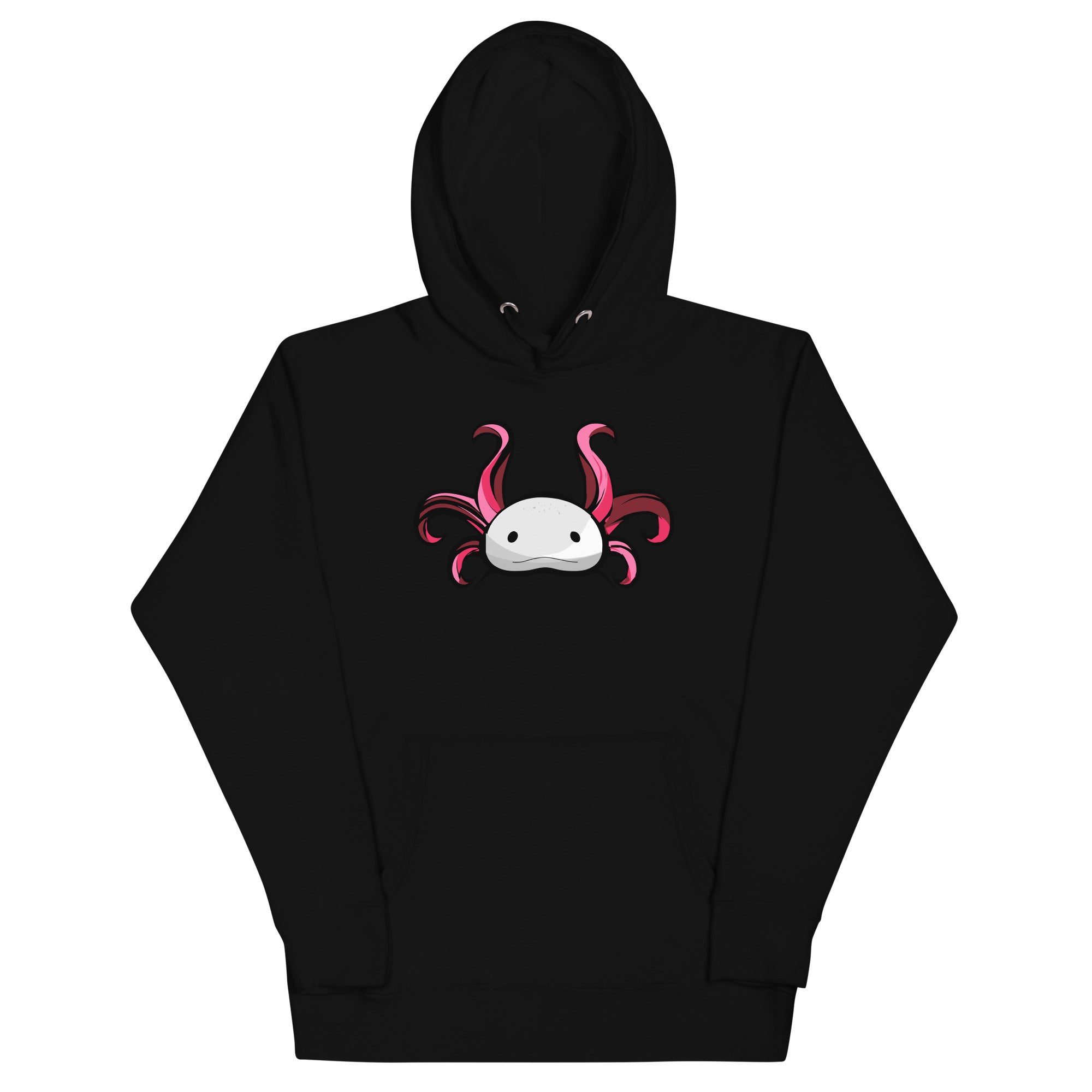 Axolotl Planet Logo Mark axolotl Premium Hoodie mockup