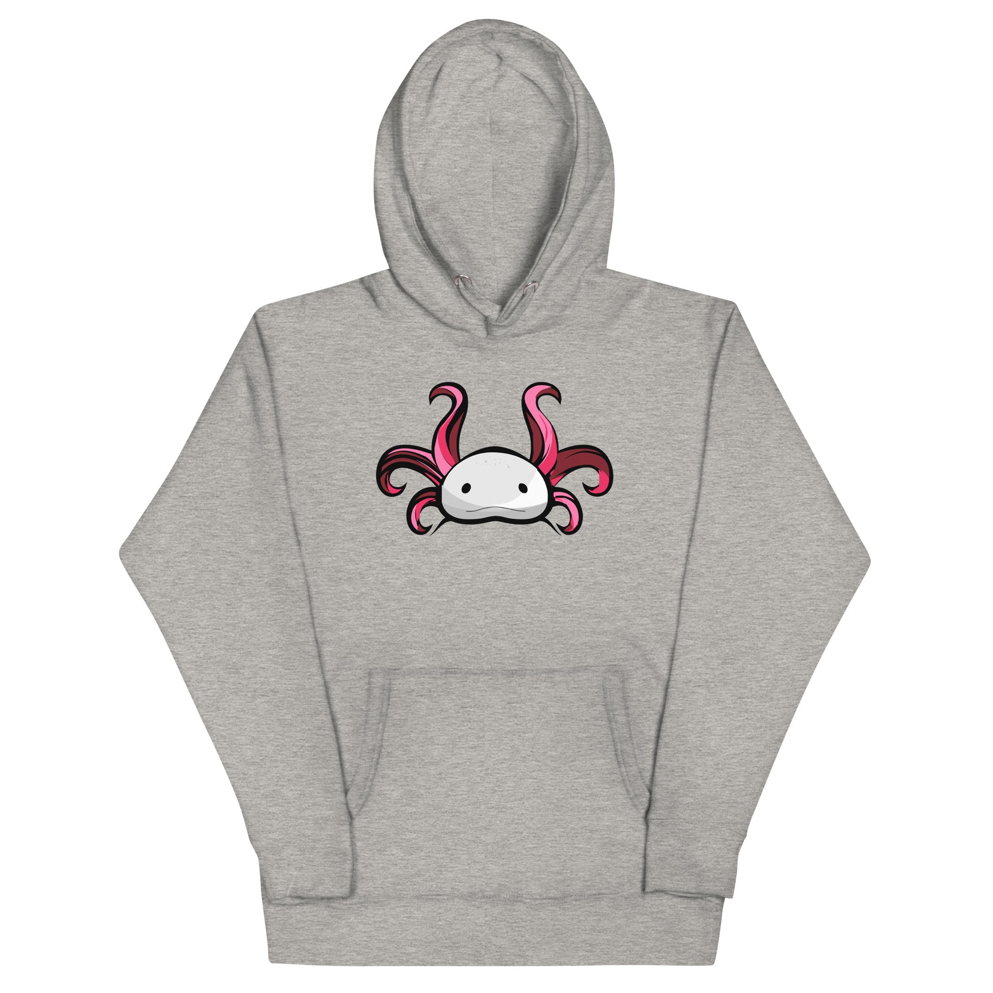 Axolotl Planet Logo Mark axolotl Premium Hoodie mockup