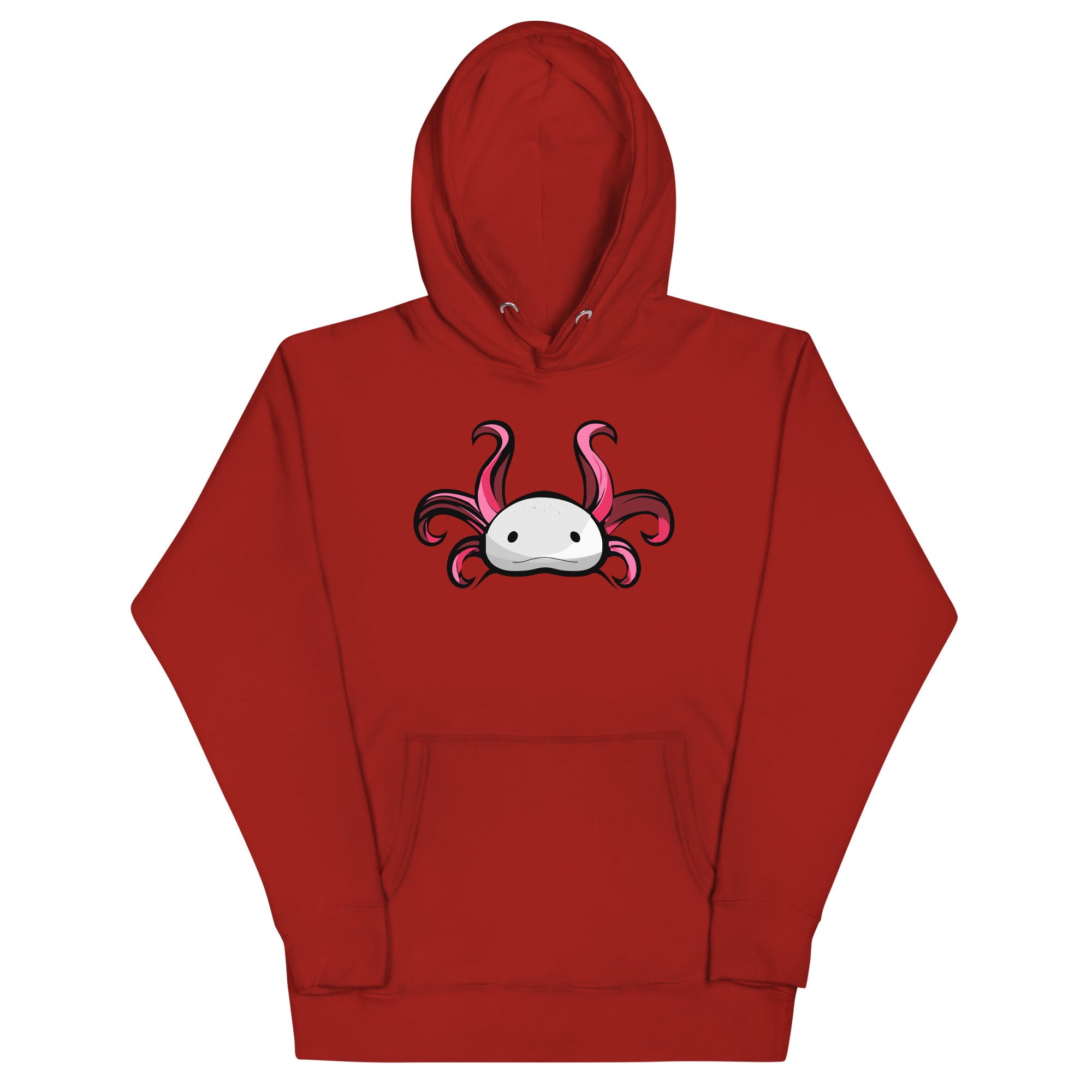 Axolotl Planet Logo Mark axolotl Premium Hoodie mockup
