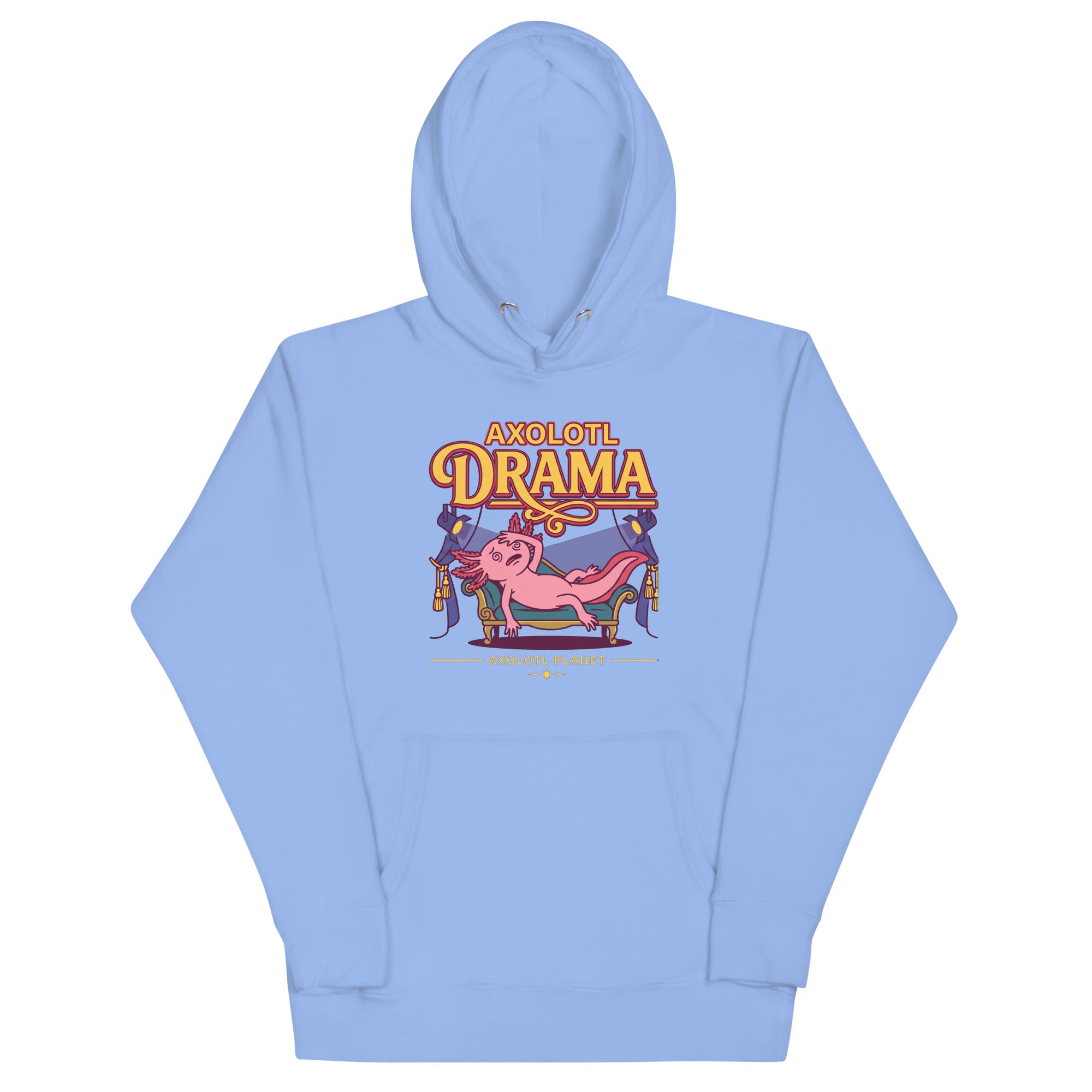 Axolotl Drama axolotl Premium Hoodie mockup