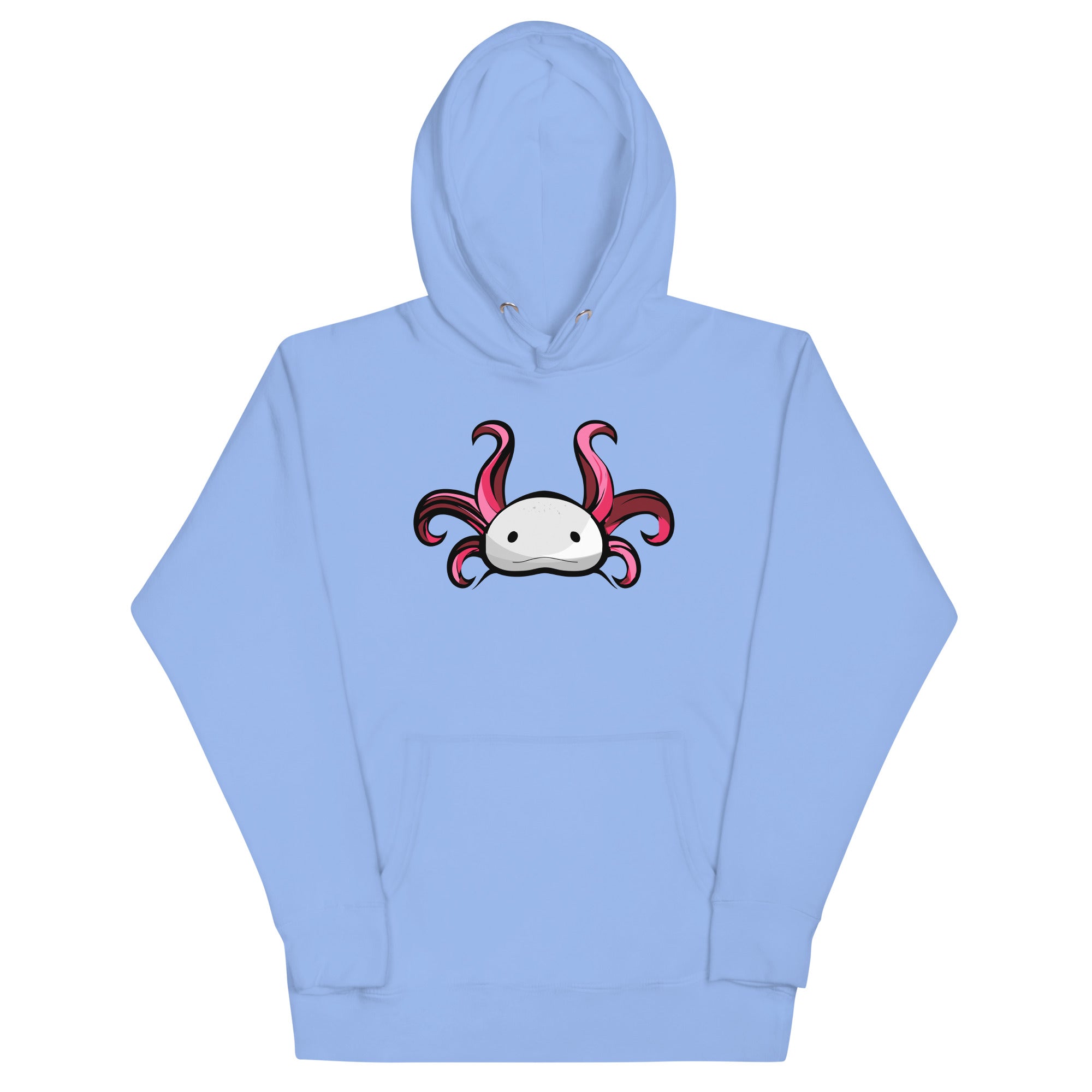 Axolotl Planet Logo Mark axolotl Premium Hoodie mockup