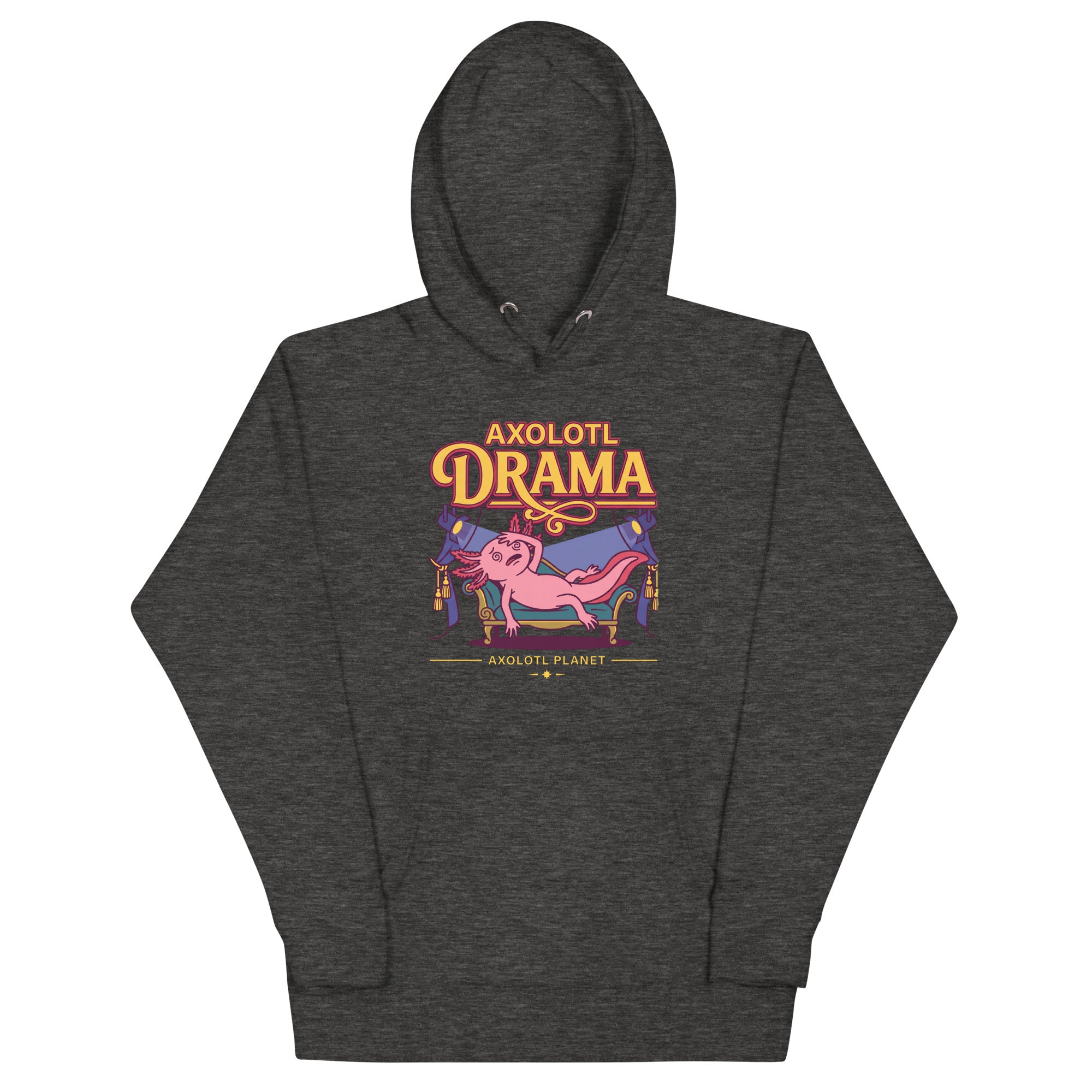 Axolotl Drama axolotl Premium Hoodie mockup