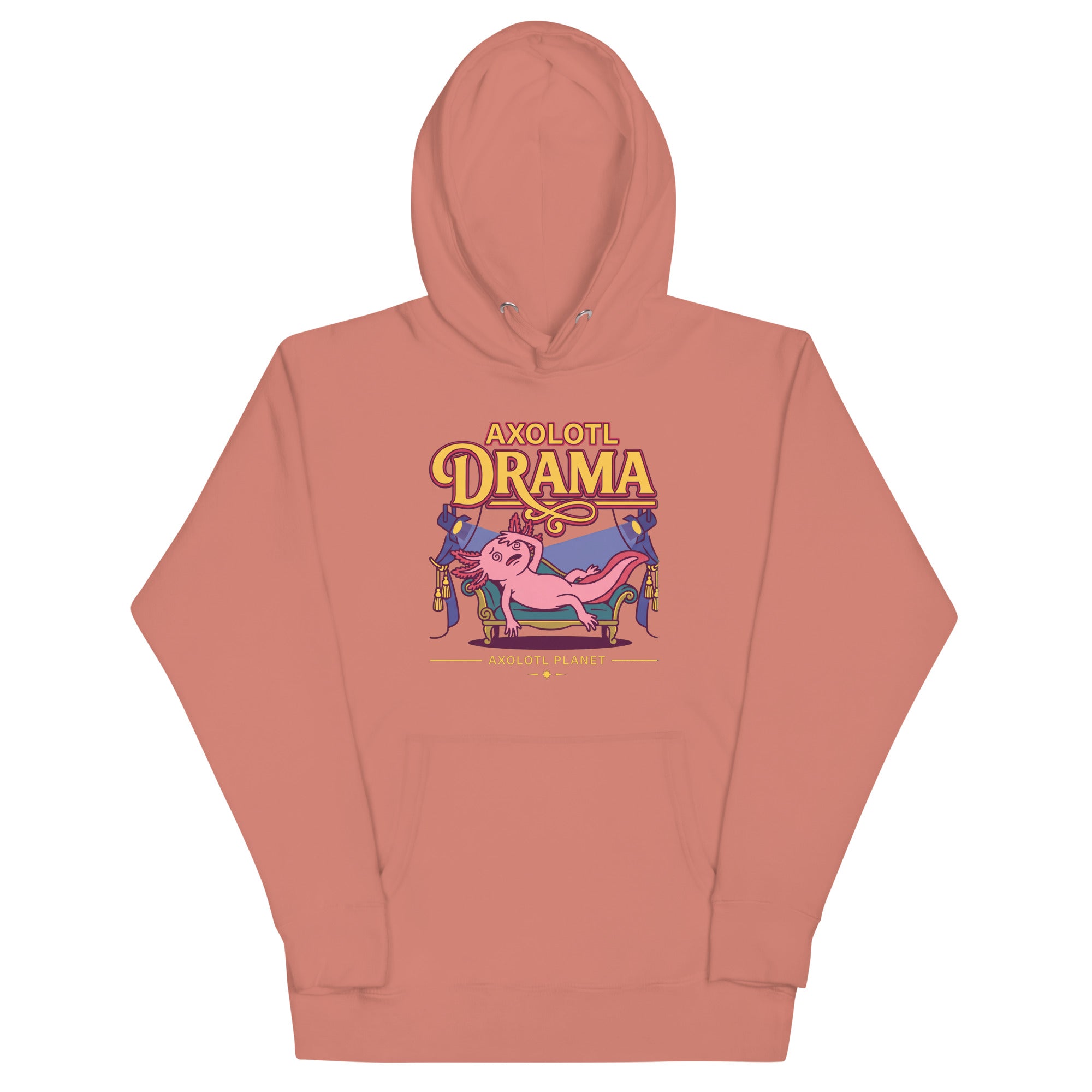 Axolotl Drama axolotl Premium Hoodie mockup
