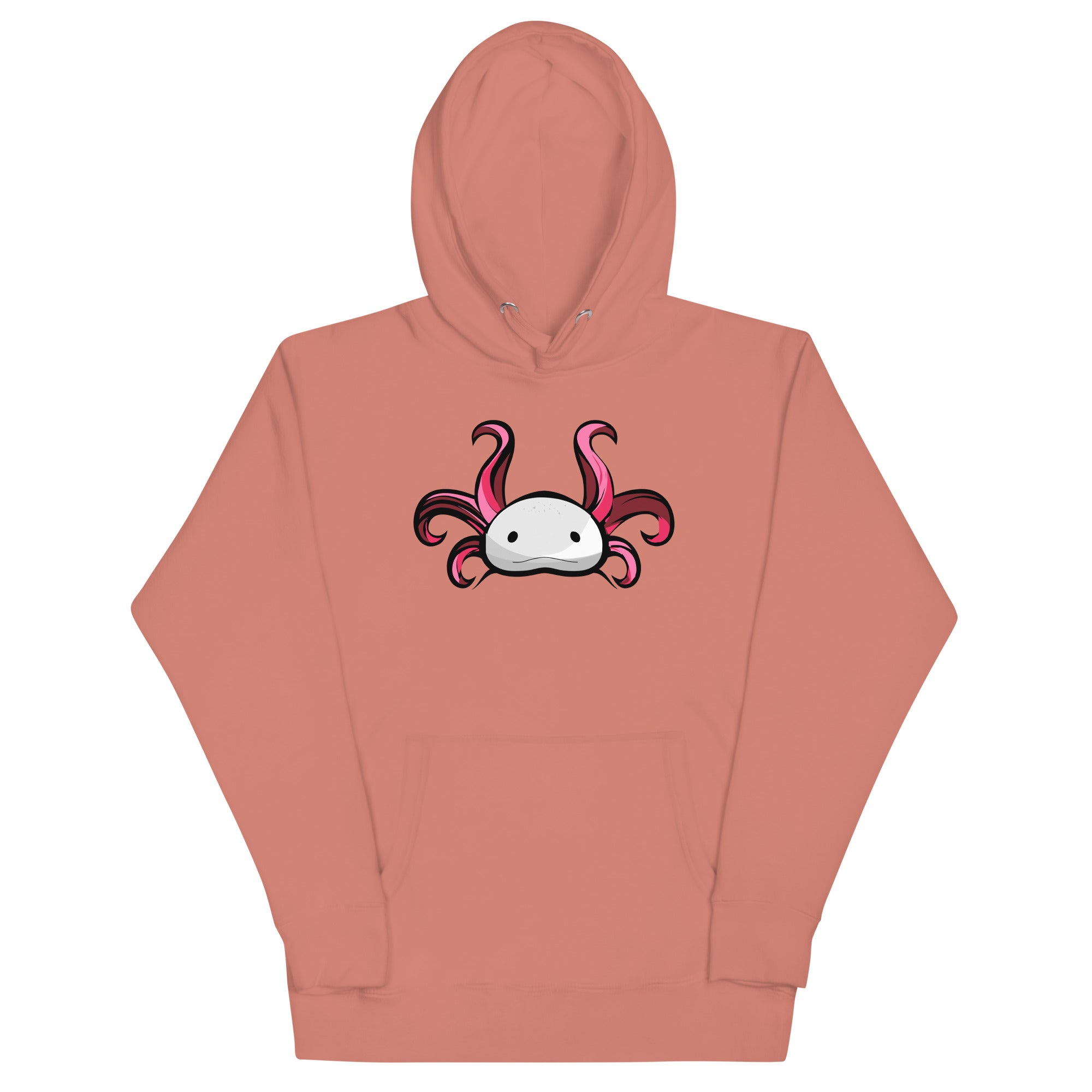 Axolotl Planet Logo Mark axolotl Premium Hoodie mockup