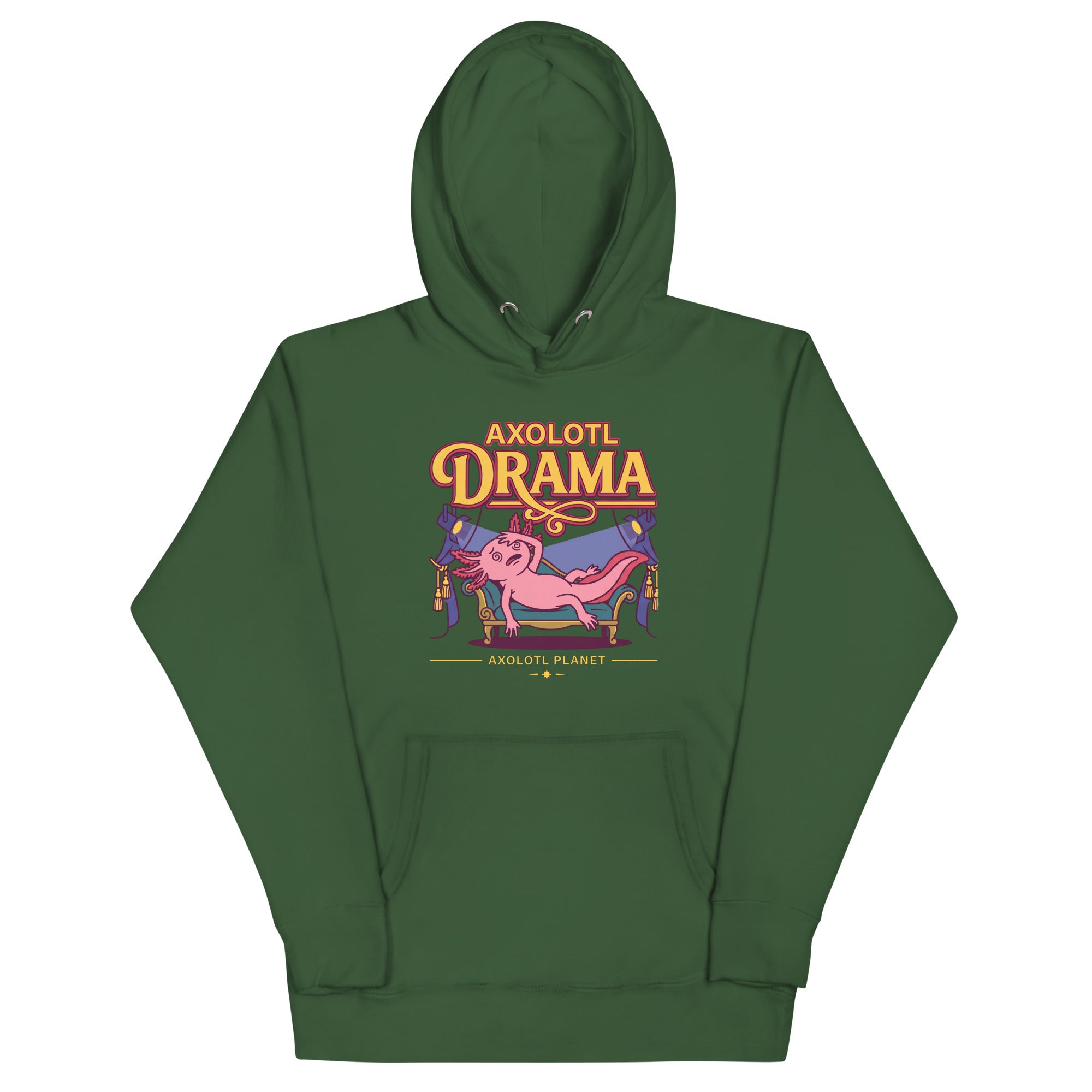 Axolotl Drama axolotl Premium Hoodie mockup