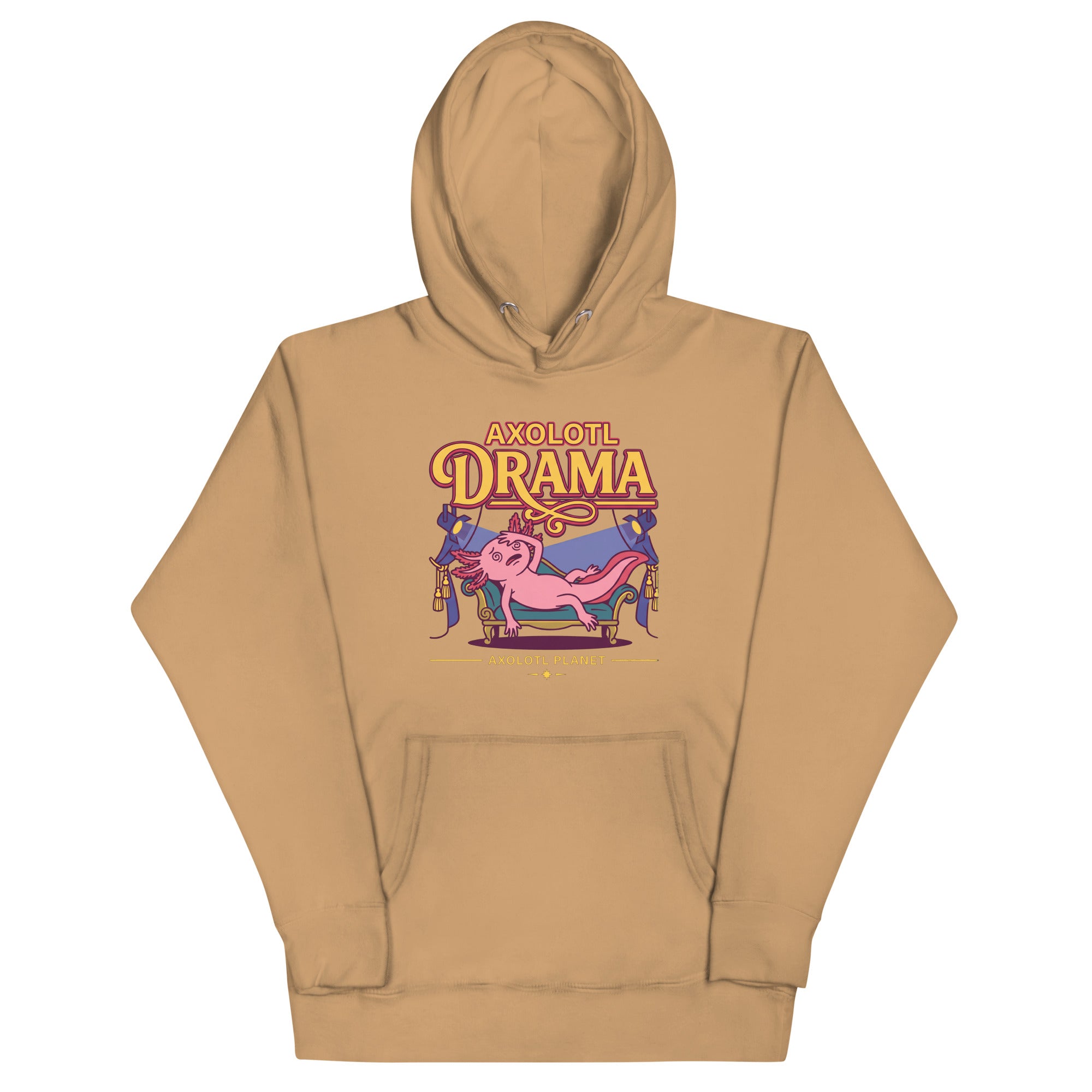 Axolotl Drama axolotl Premium Hoodie mockup