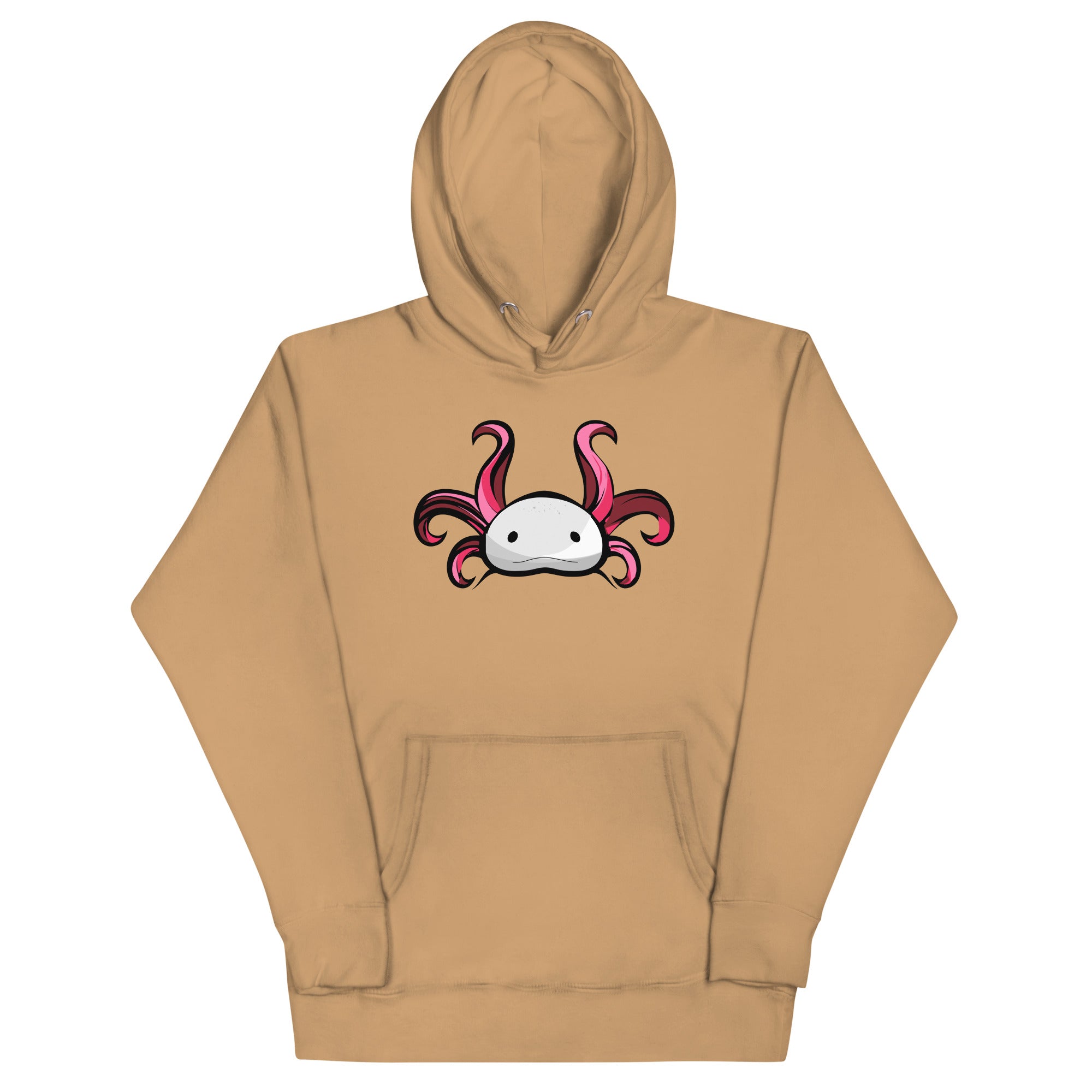 Axolotl Planet Logo Mark axolotl Premium Hoodie mockup