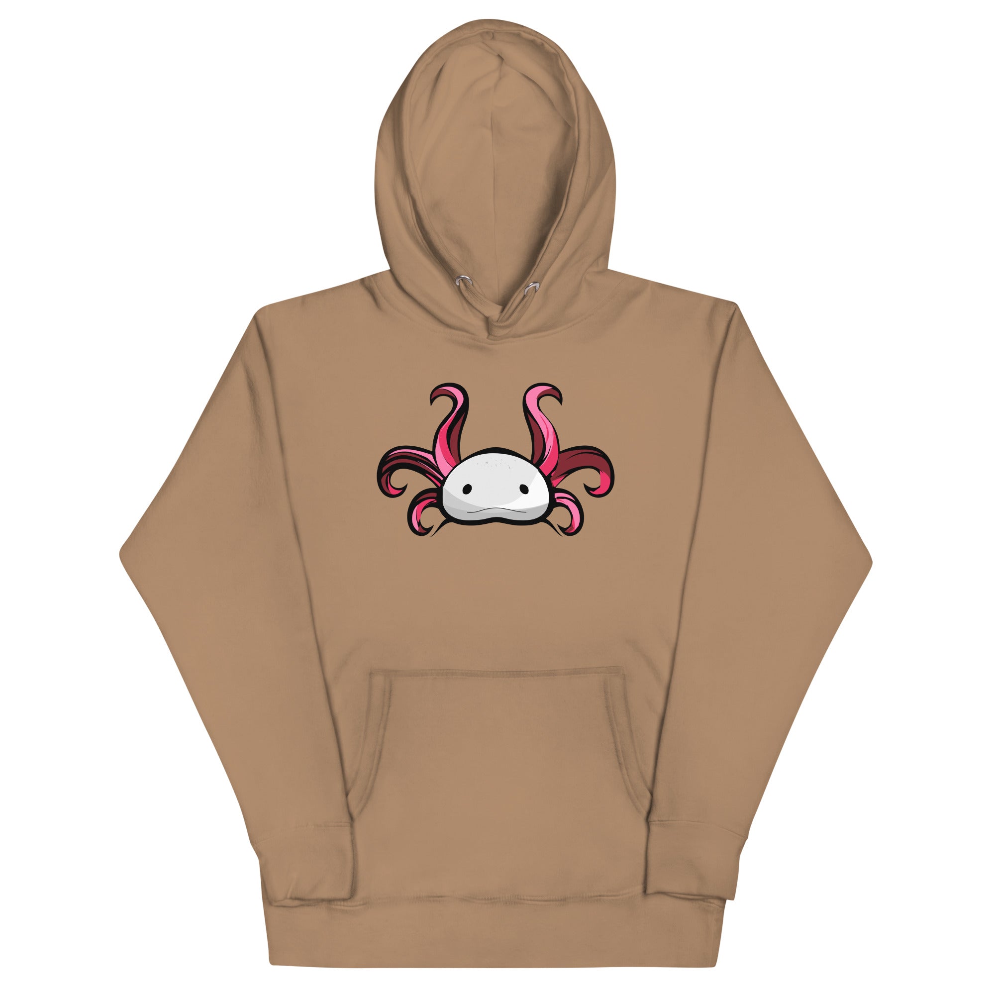 Axolotl Planet Logo Mark axolotl Premium Hoodie mockup