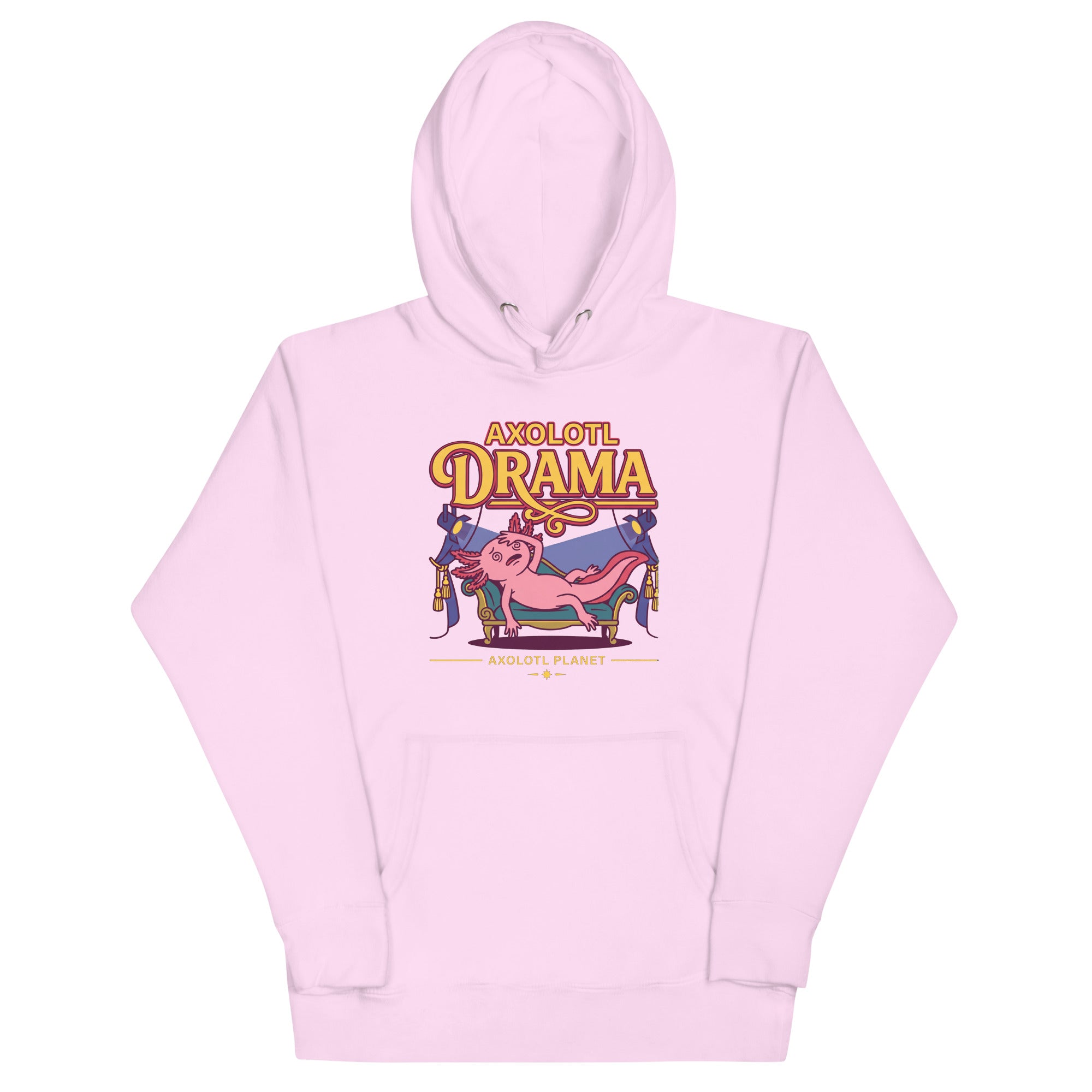 Axolotl Drama axolotl Premium Hoodie mockup