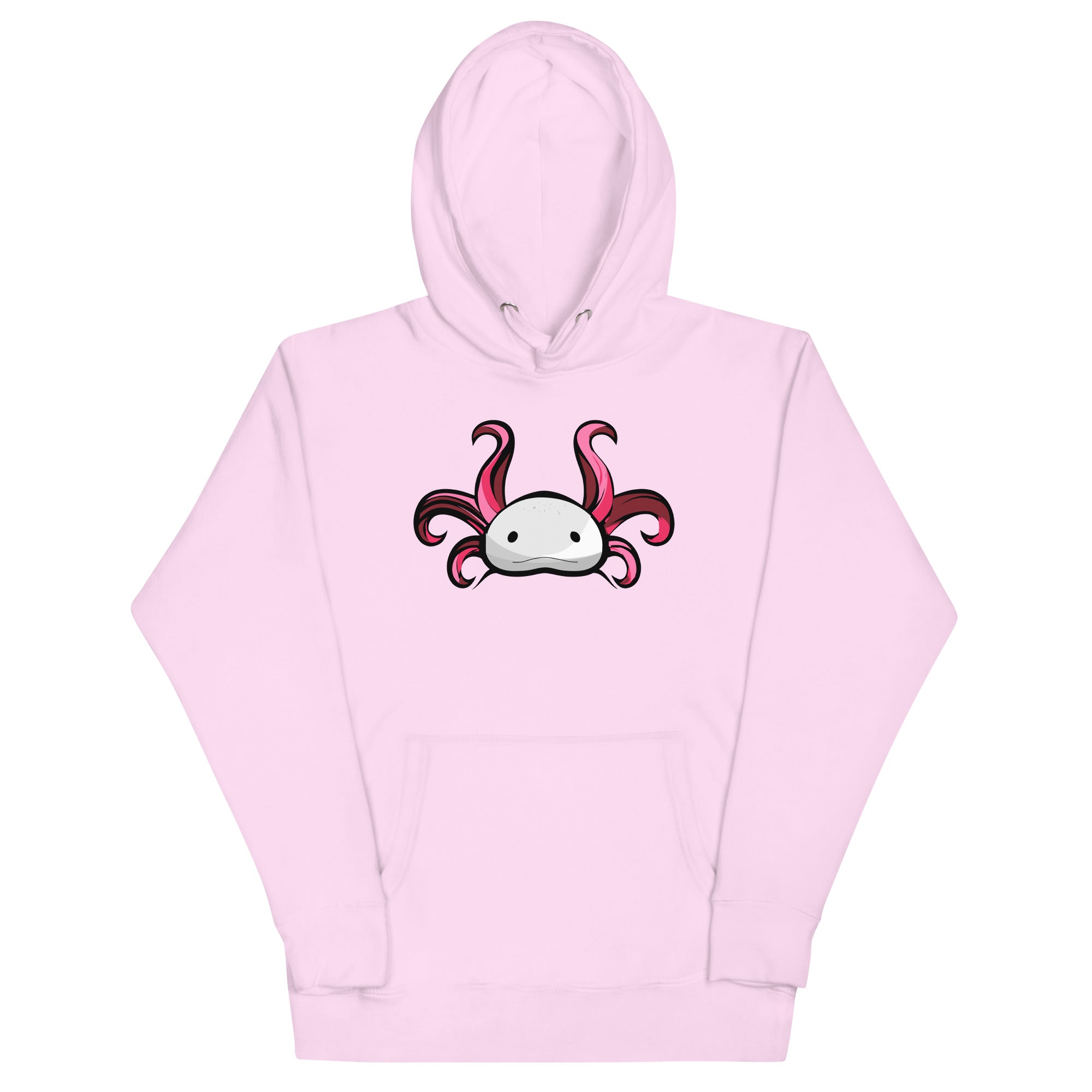 Axolotl Planet Logo Mark axolotl Premium Hoodie mockup