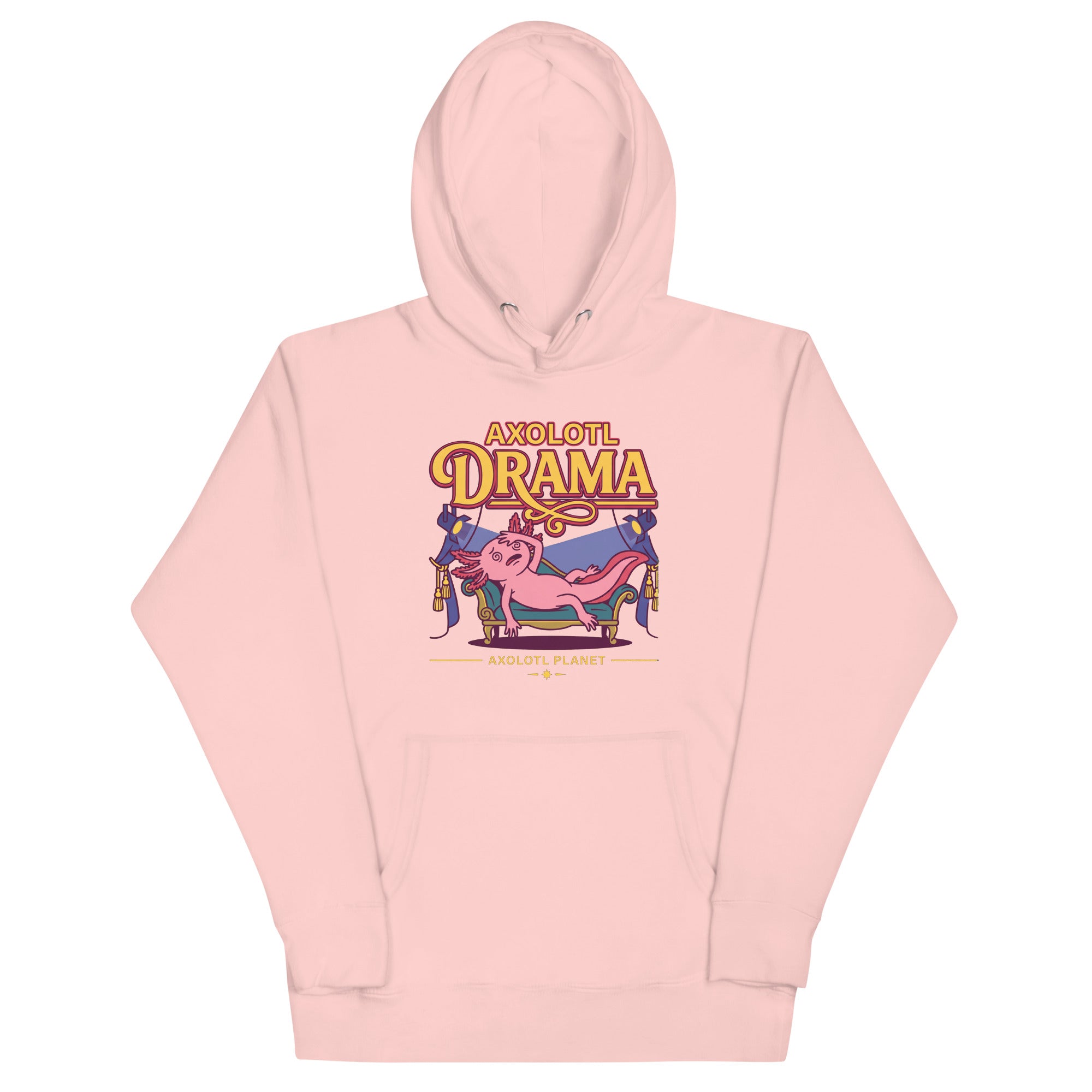 Axolotl Drama axolotl Premium Hoodie mockup