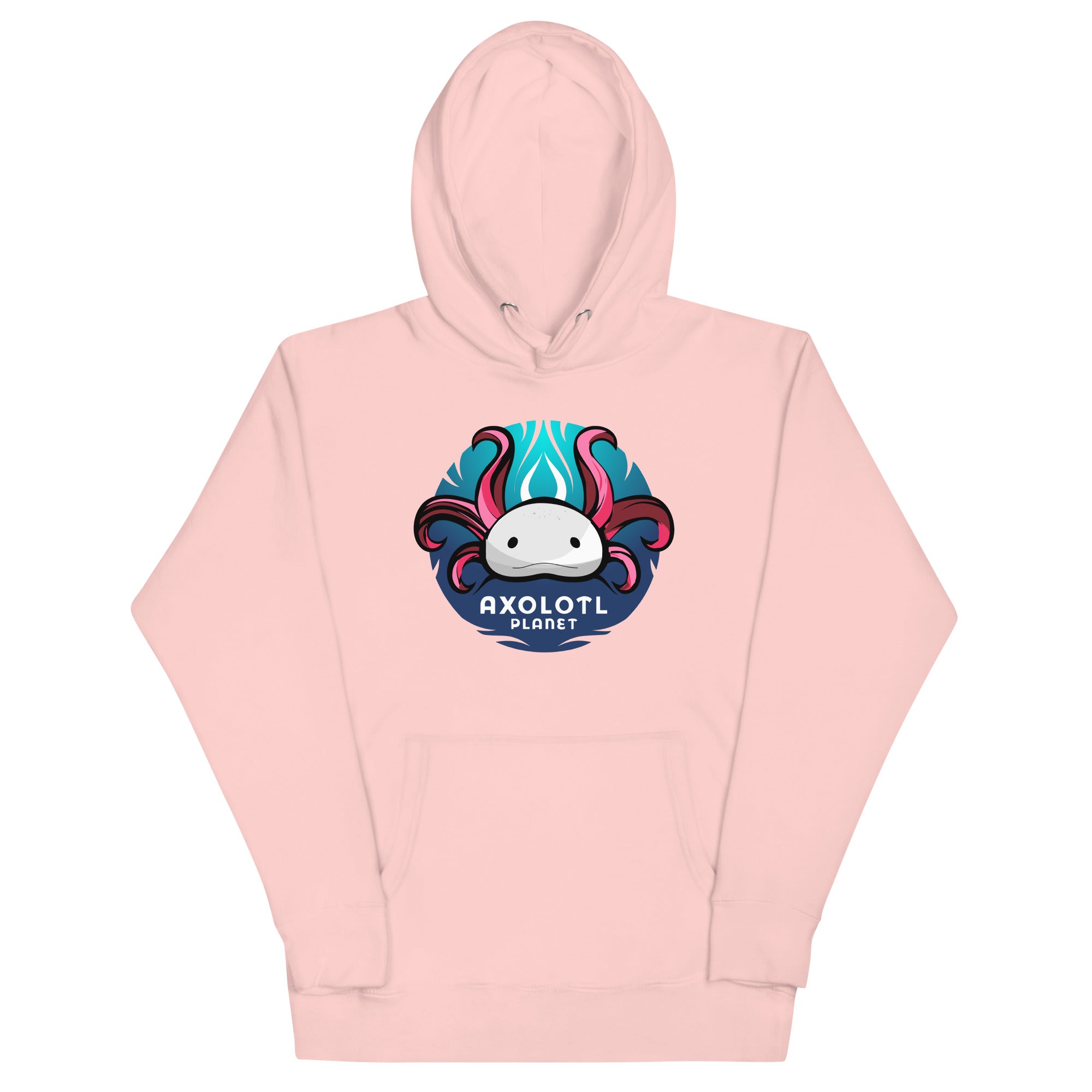 Axolotl Planet Logo axolotl Premium Hoodie mockup
