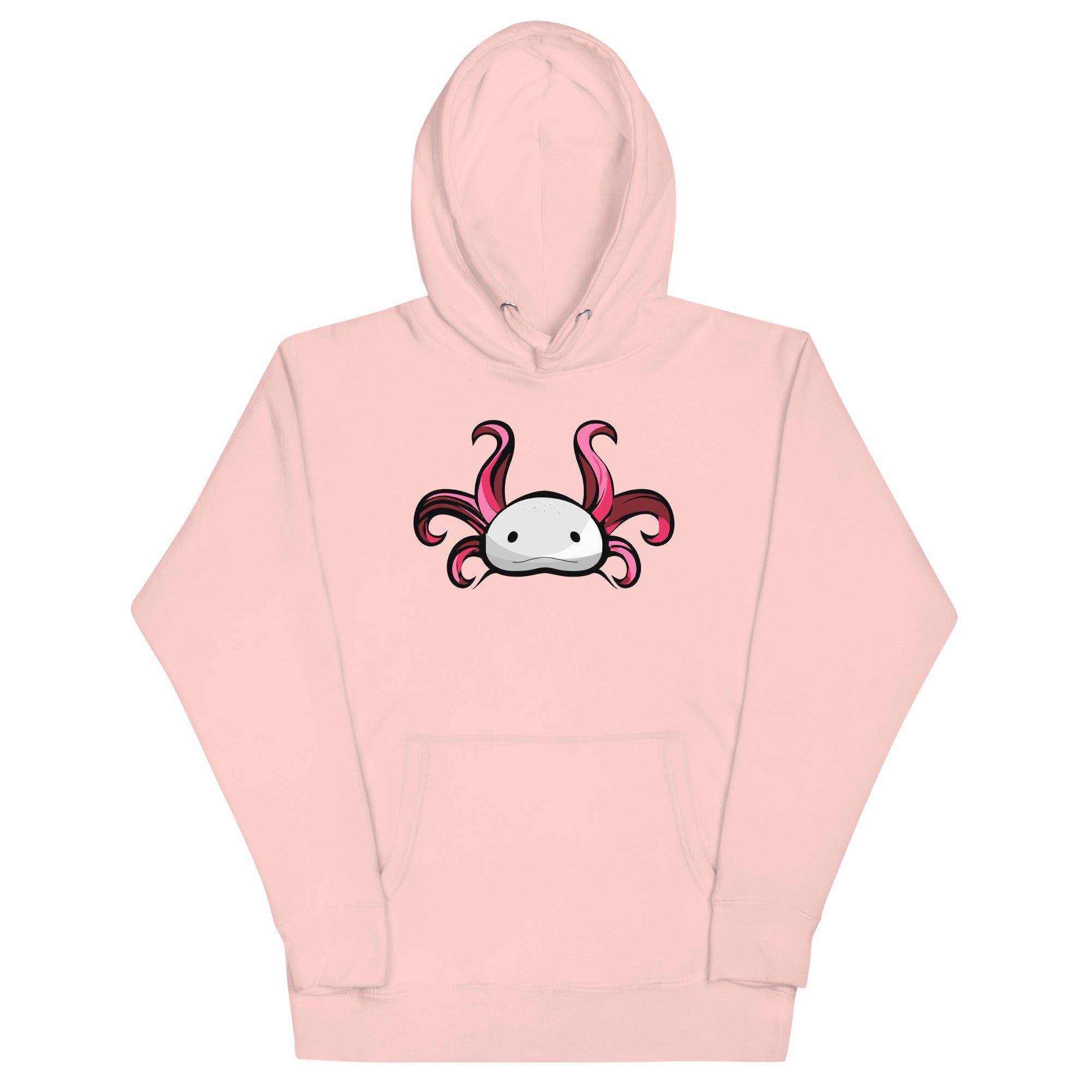 Axolotl Planet Logo Mark axolotl Premium Hoodie mockup