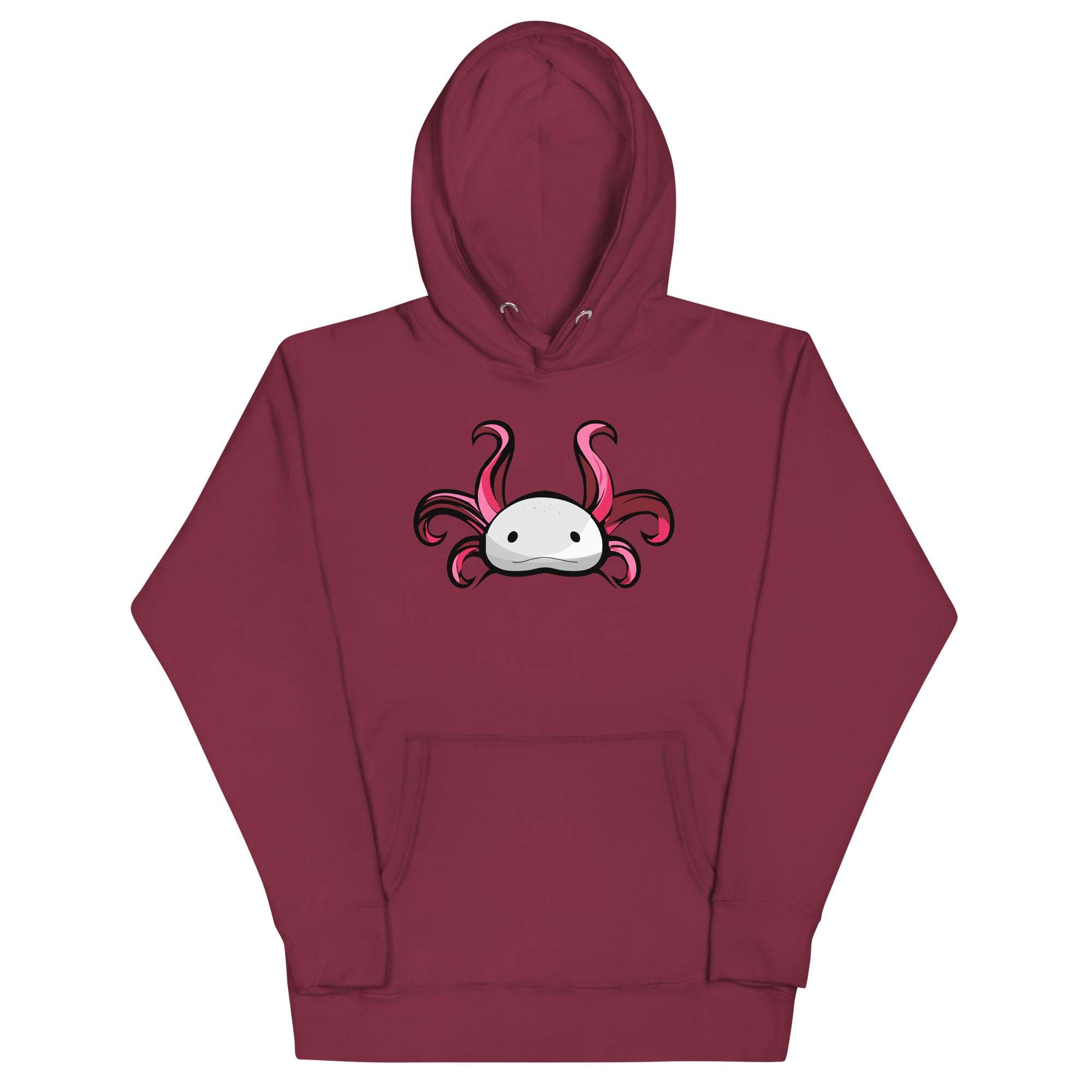 Axolotl Planet Logo Mark axolotl Premium Hoodie mockup