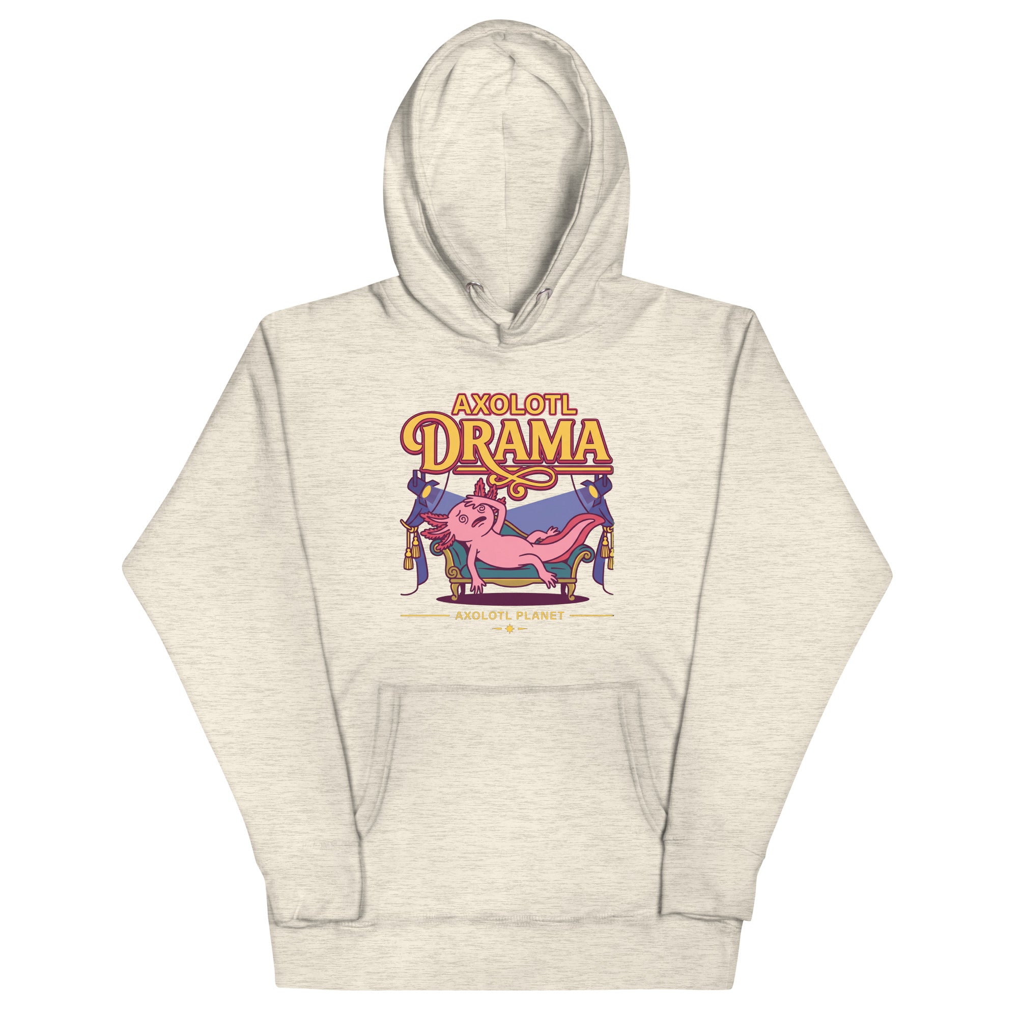 Axolotl Drama axolotl Premium Hoodie mockup