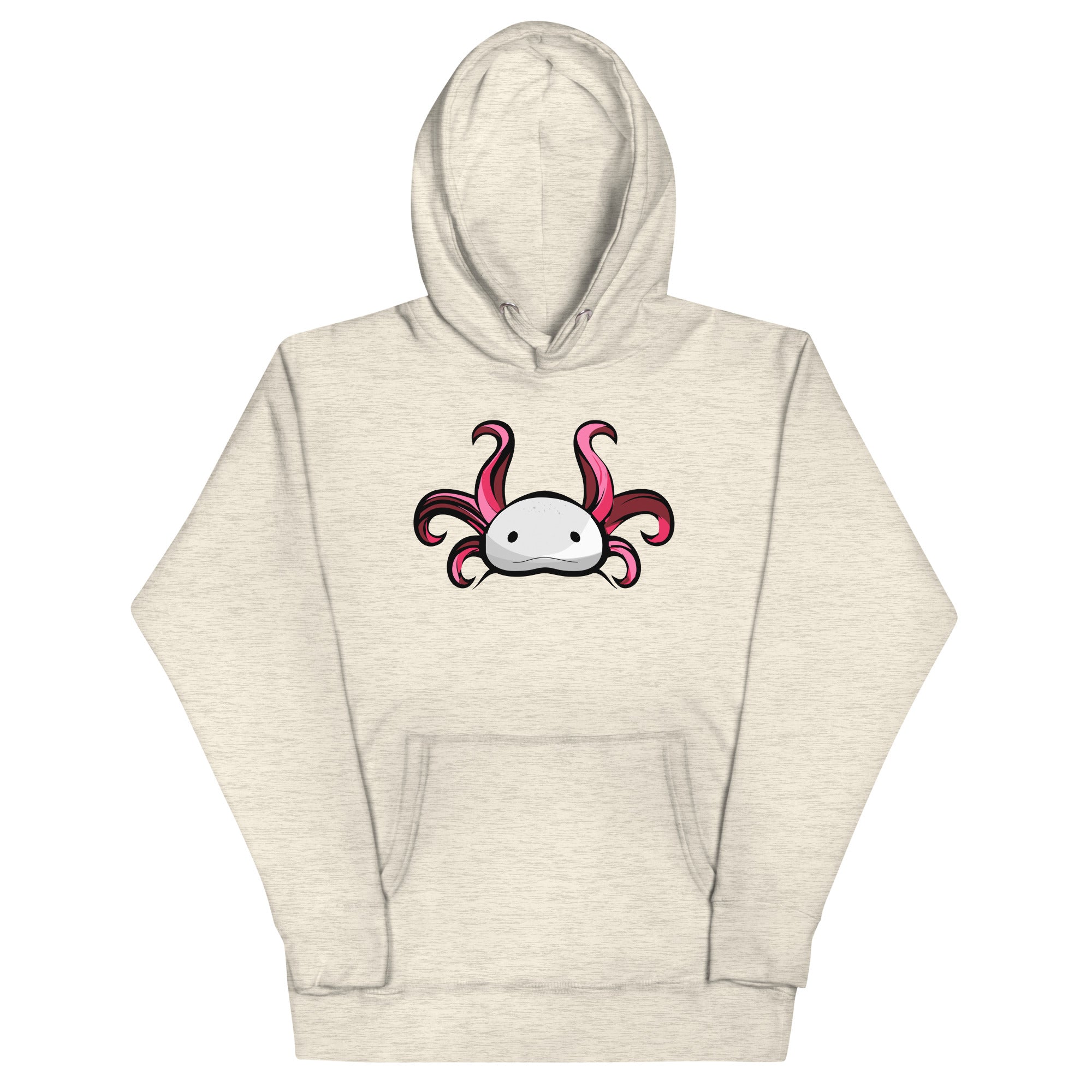 Axolotl Planet Logo Mark axolotl Premium Hoodie mockup