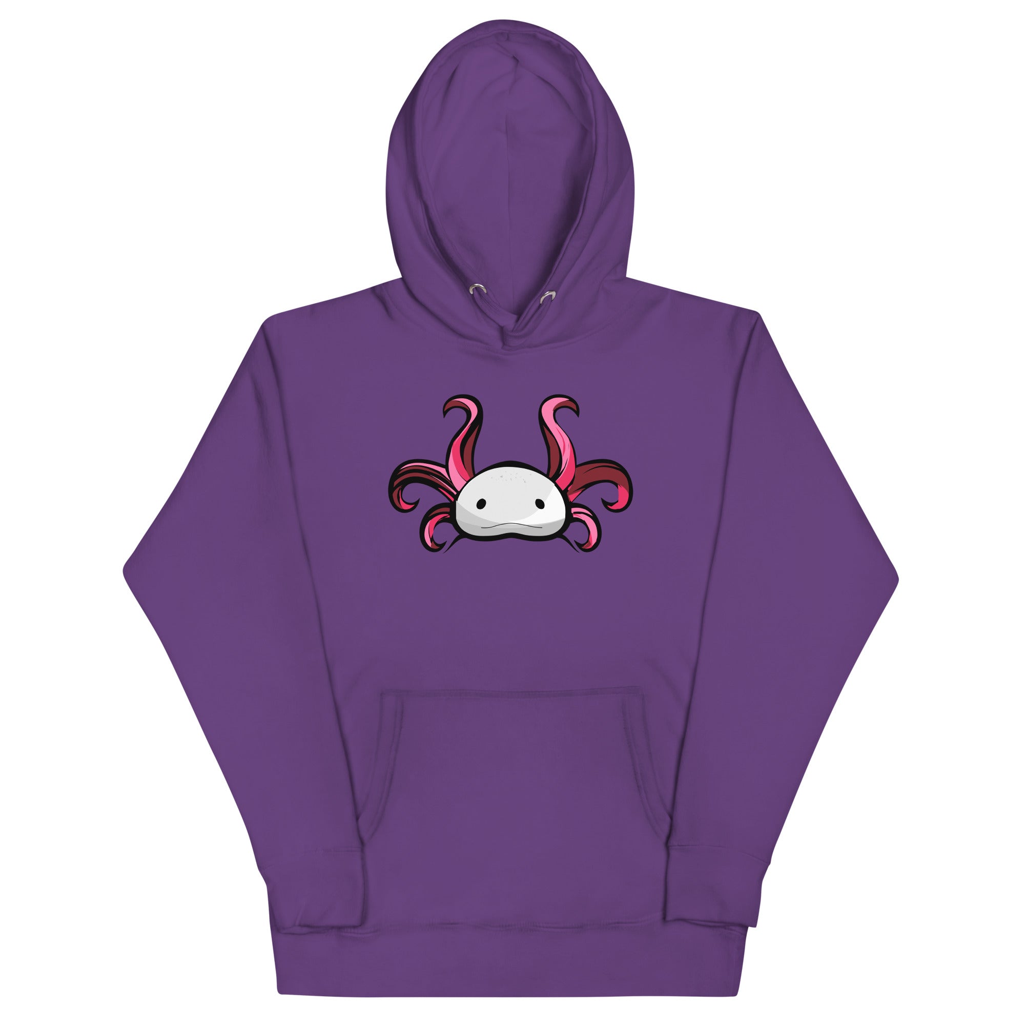Axolotl Planet Logo Mark axolotl Premium Hoodie mockup