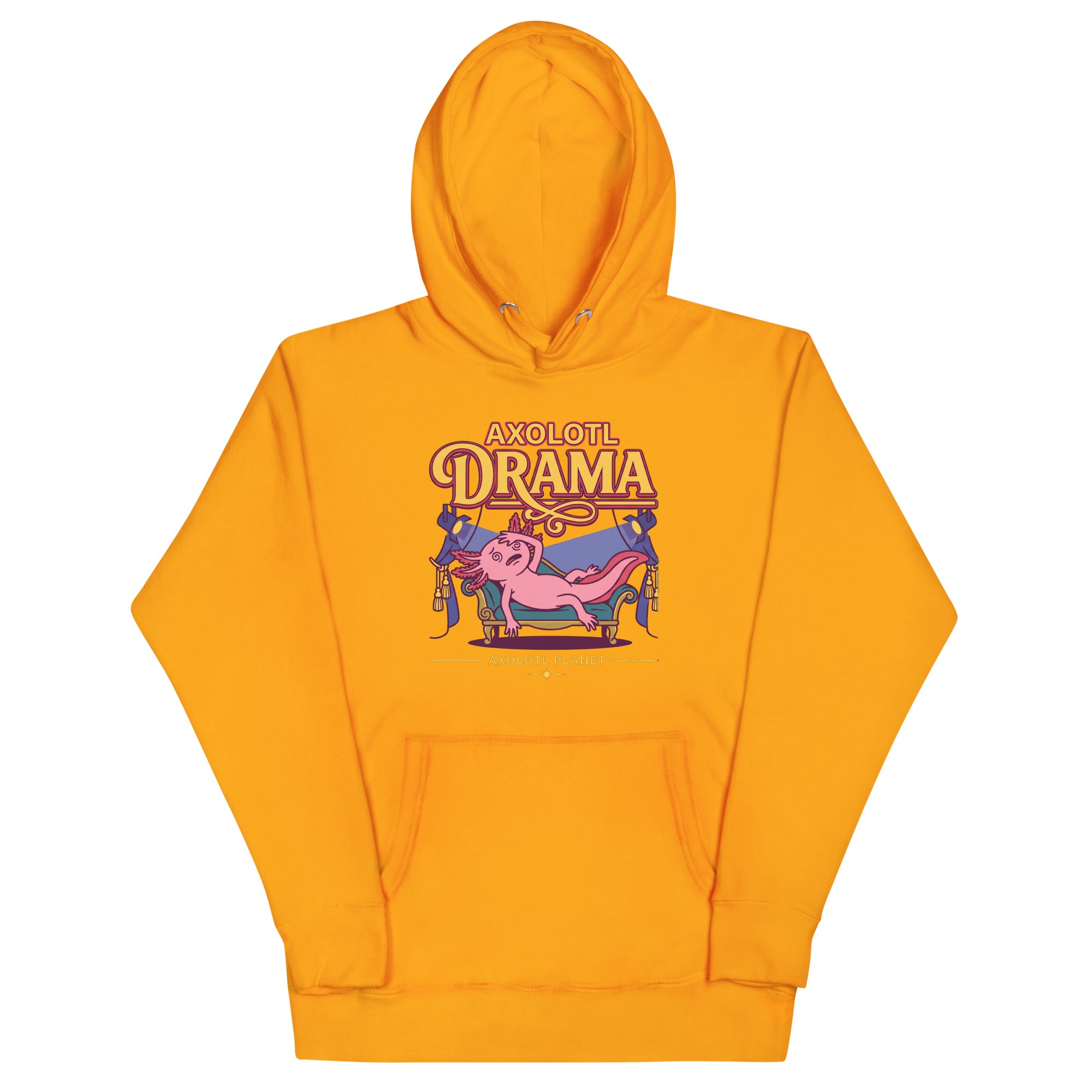 Axolotl Drama axolotl Premium Hoodie mockup