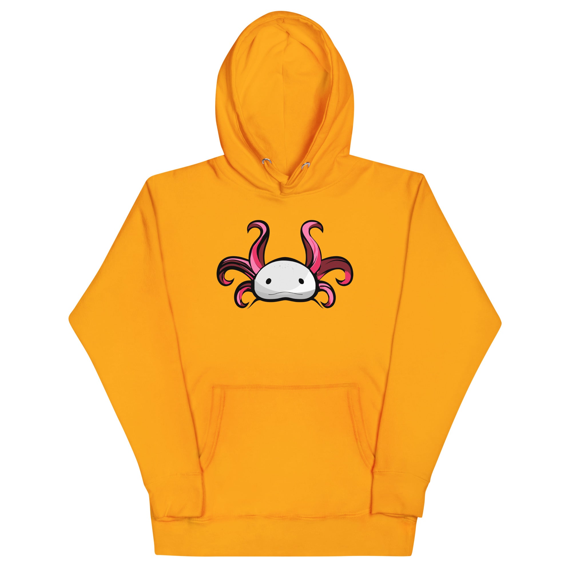 Axolotl Planet Logo Mark axolotl Premium Hoodie mockup