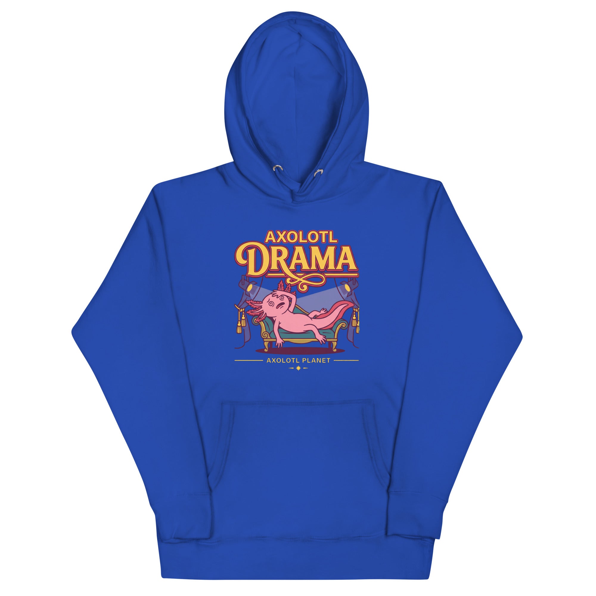Axolotl Drama axolotl Premium Hoodie mockup