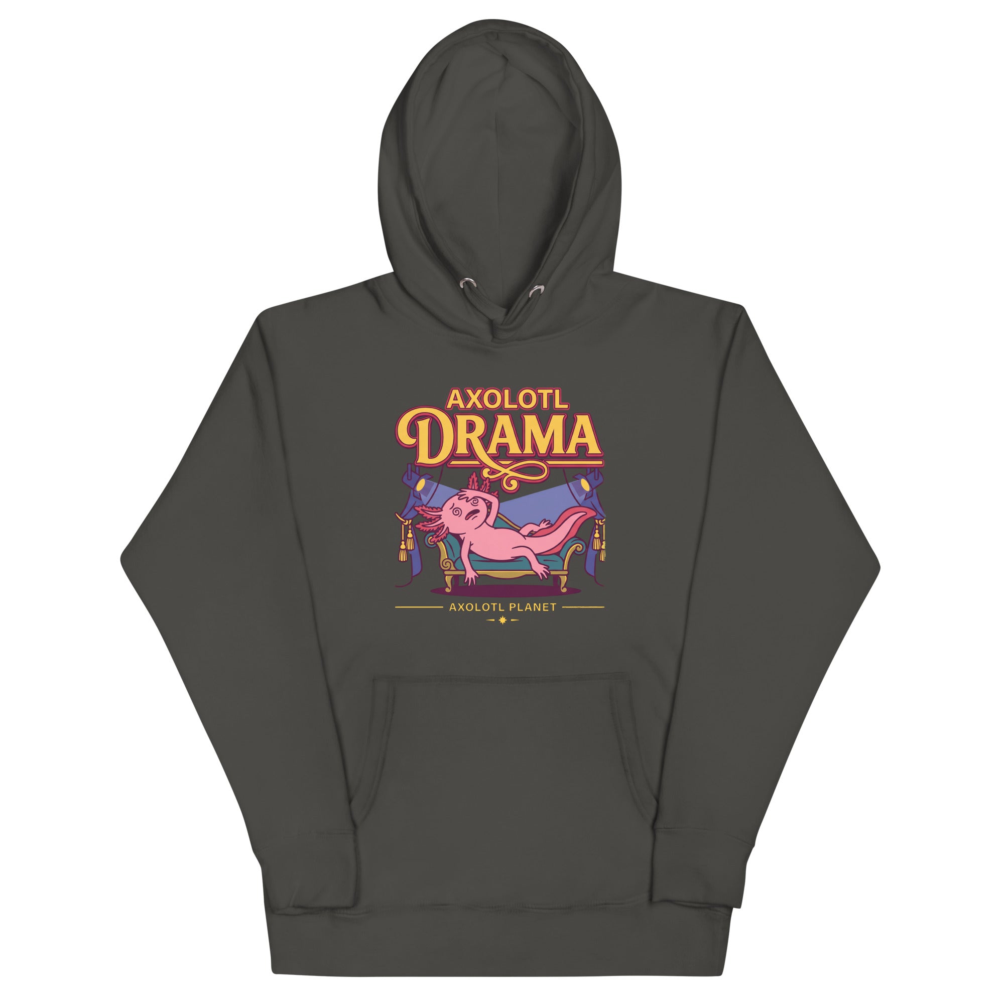 Axolotl Drama axolotl Premium Hoodie mockup
