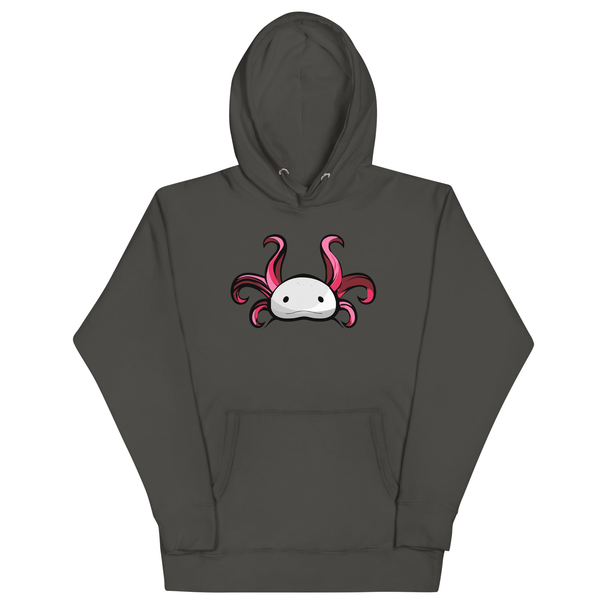Axolotl Planet Logo Mark axolotl Premium Hoodie mockup