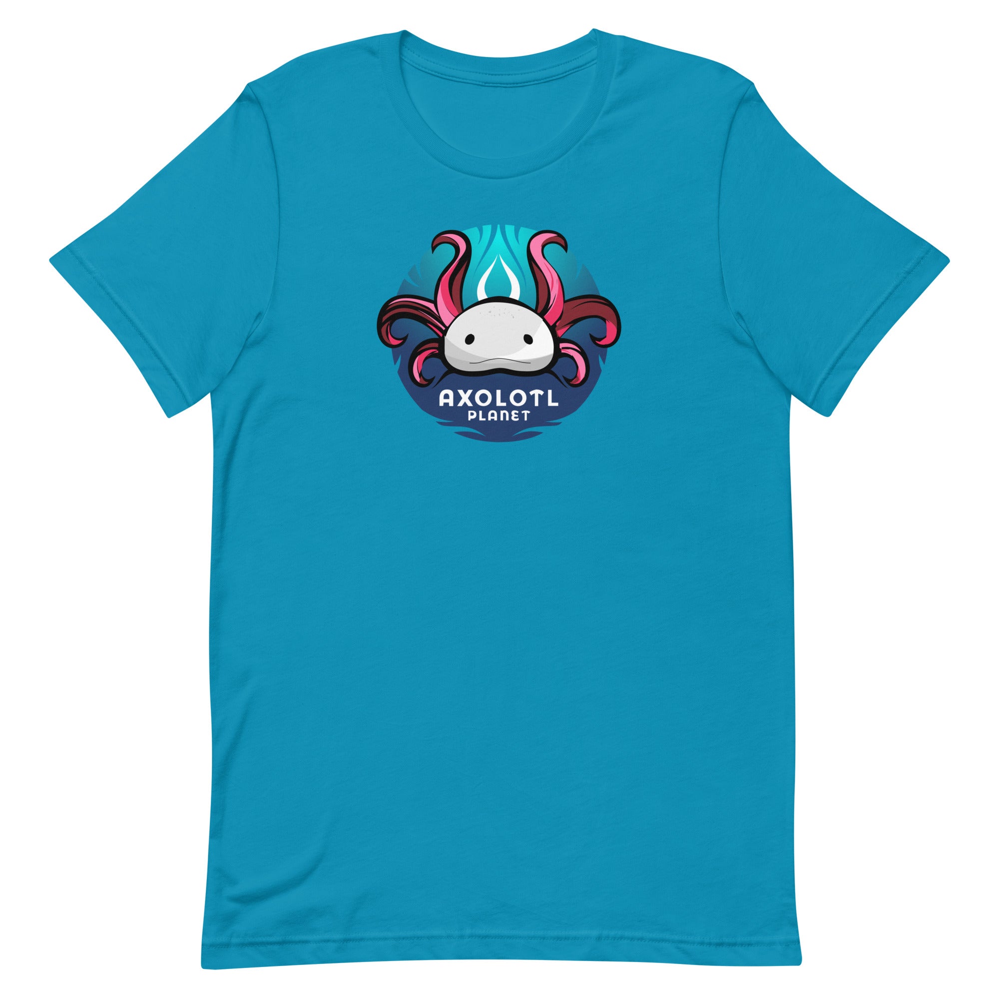Axolotl Planet Logo axolotl T-Shirt mockup