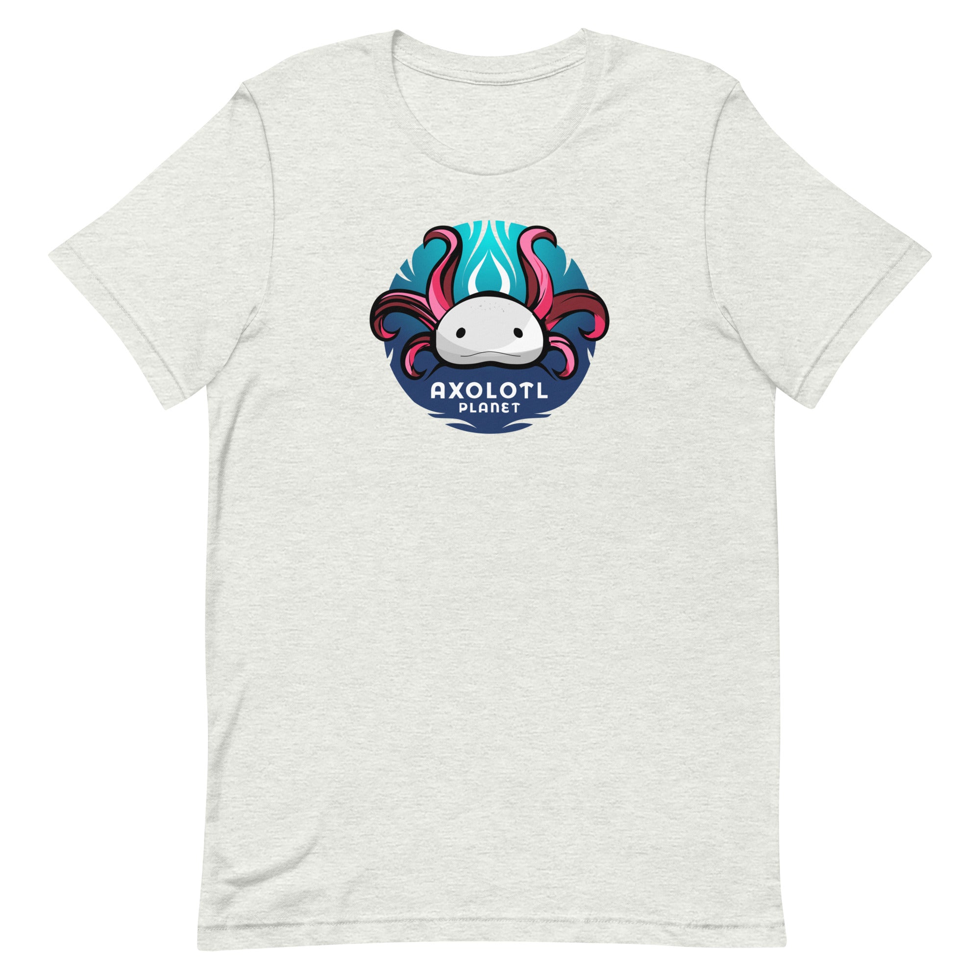 Axolotl Planet Logo axolotl T-Shirt mockup