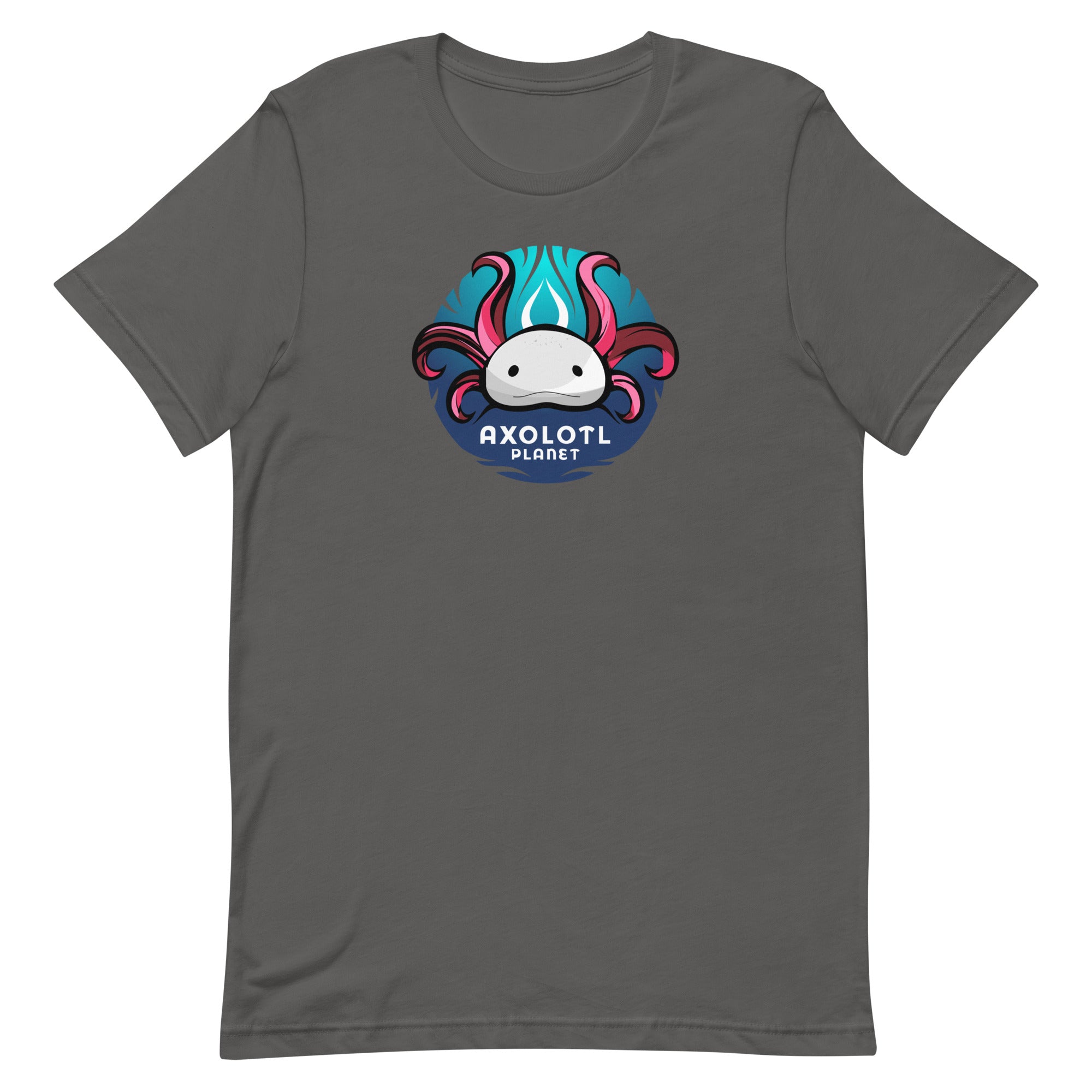 Axolotl Planet Logo axolotl T-Shirt mockup