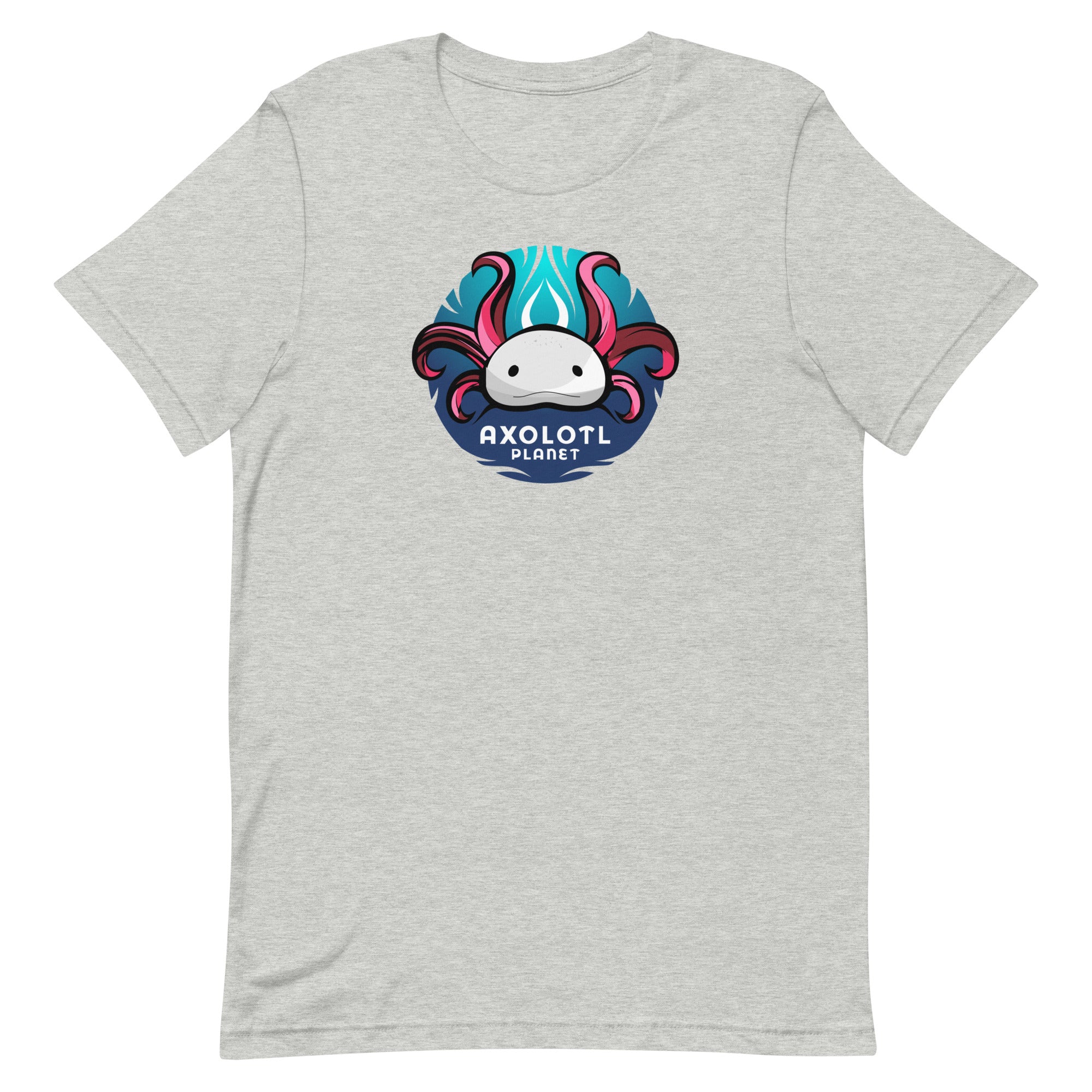 Axolotl Planet Logo axolotl T-Shirt mockup