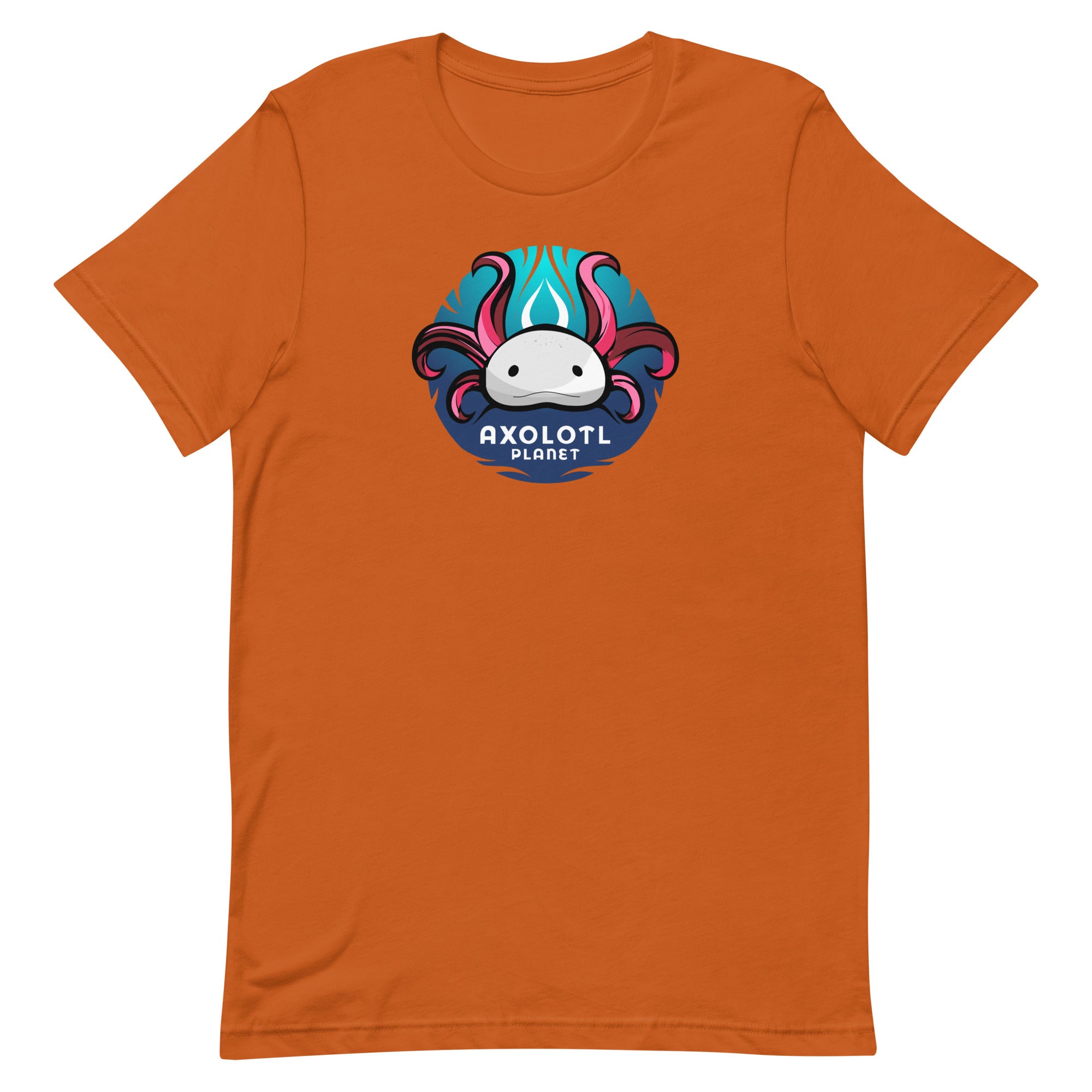 Axolotl Planet Logo axolotl T-Shirt mockup