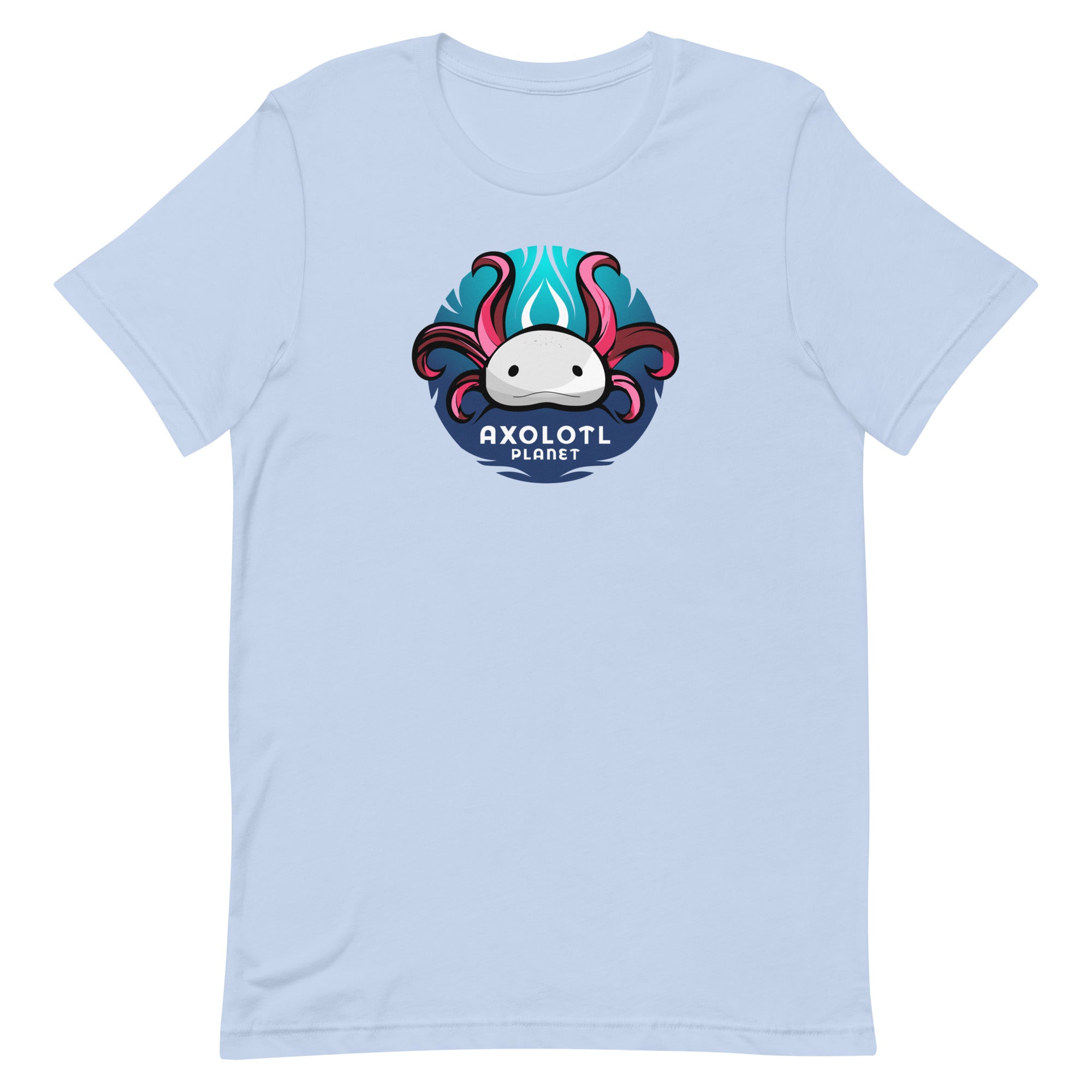 Axolotl Planet Logo axolotl T-Shirt mockup